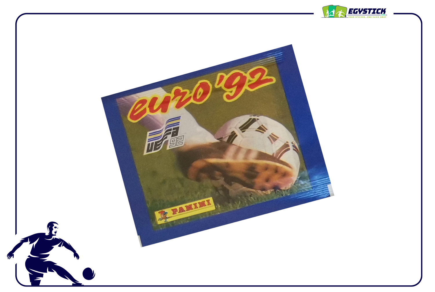 PANINI EURO SWEDEN 1992 - SEALED PACKET " VERTICAL BACK "