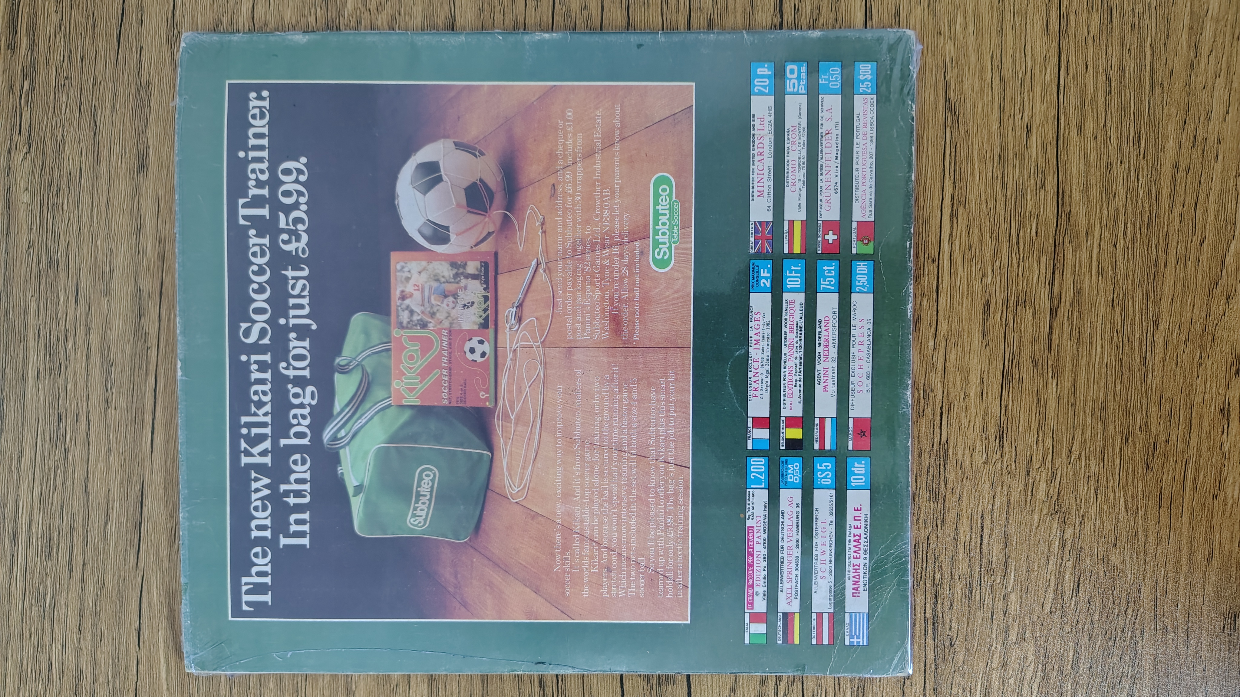 PANINI WORLD CUP ESPANA 1982 - NEW EMPTY ALBUM