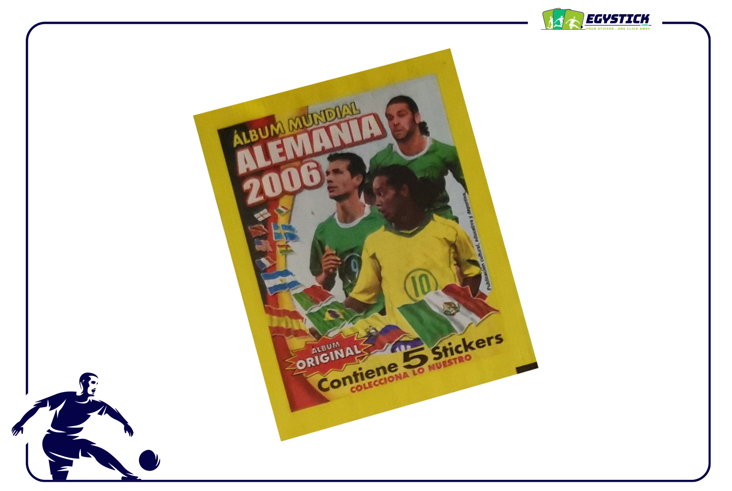 NAVARETE WORLD CUP 2006 - SEALED PACKET " RONALDINHO BACK"
