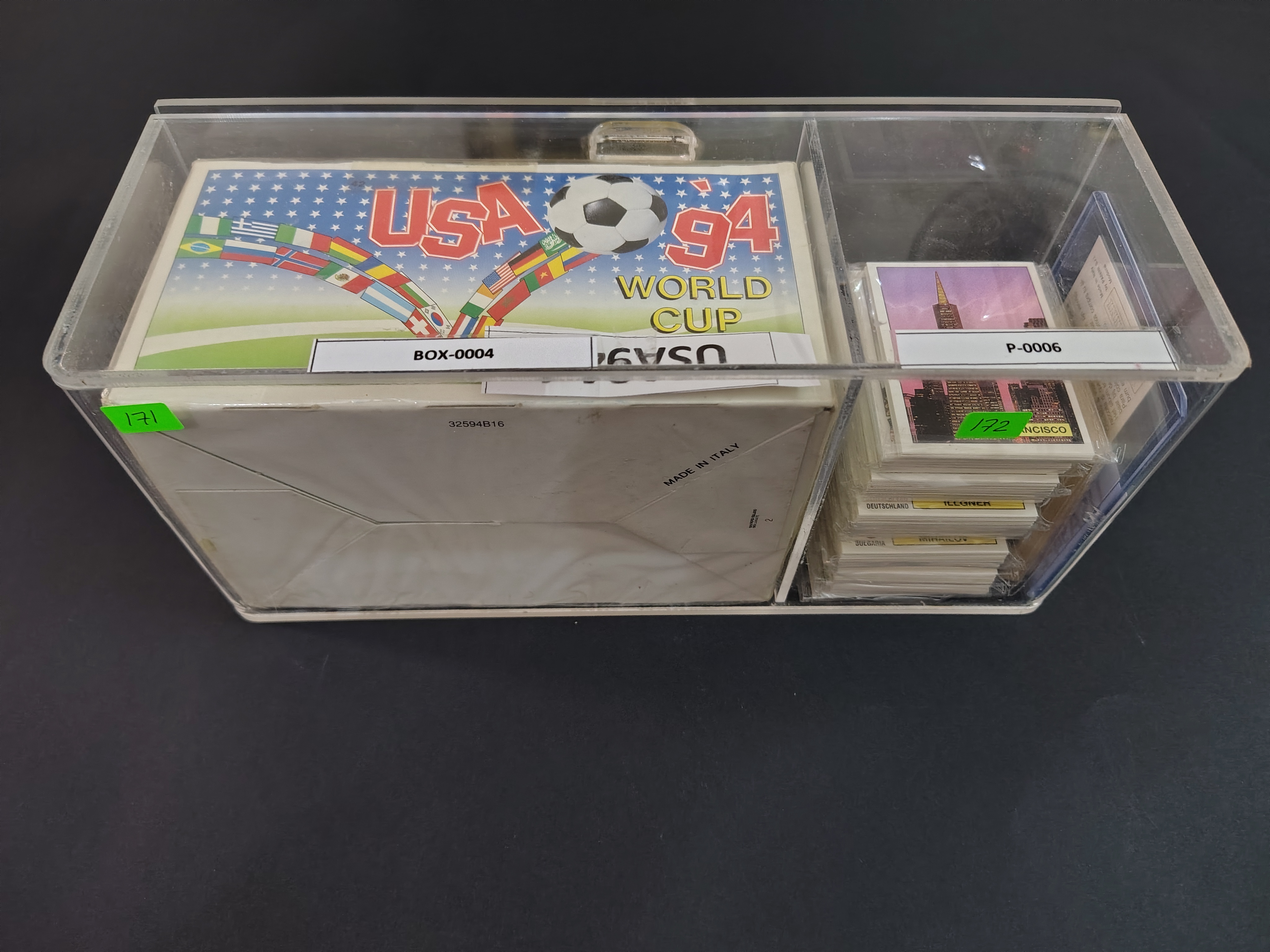 WORLD CUP USA 94 -FACTORY SEALED BOX 100 PACKETS EUROPE ED.