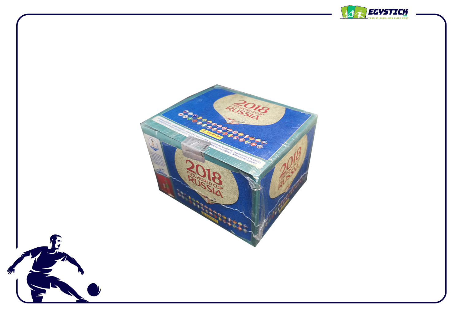 PANINI WORLD CUP RUSSIA 2018 FACTORY SEALED BOX - 100 PACKETS - BRAZIL ED.