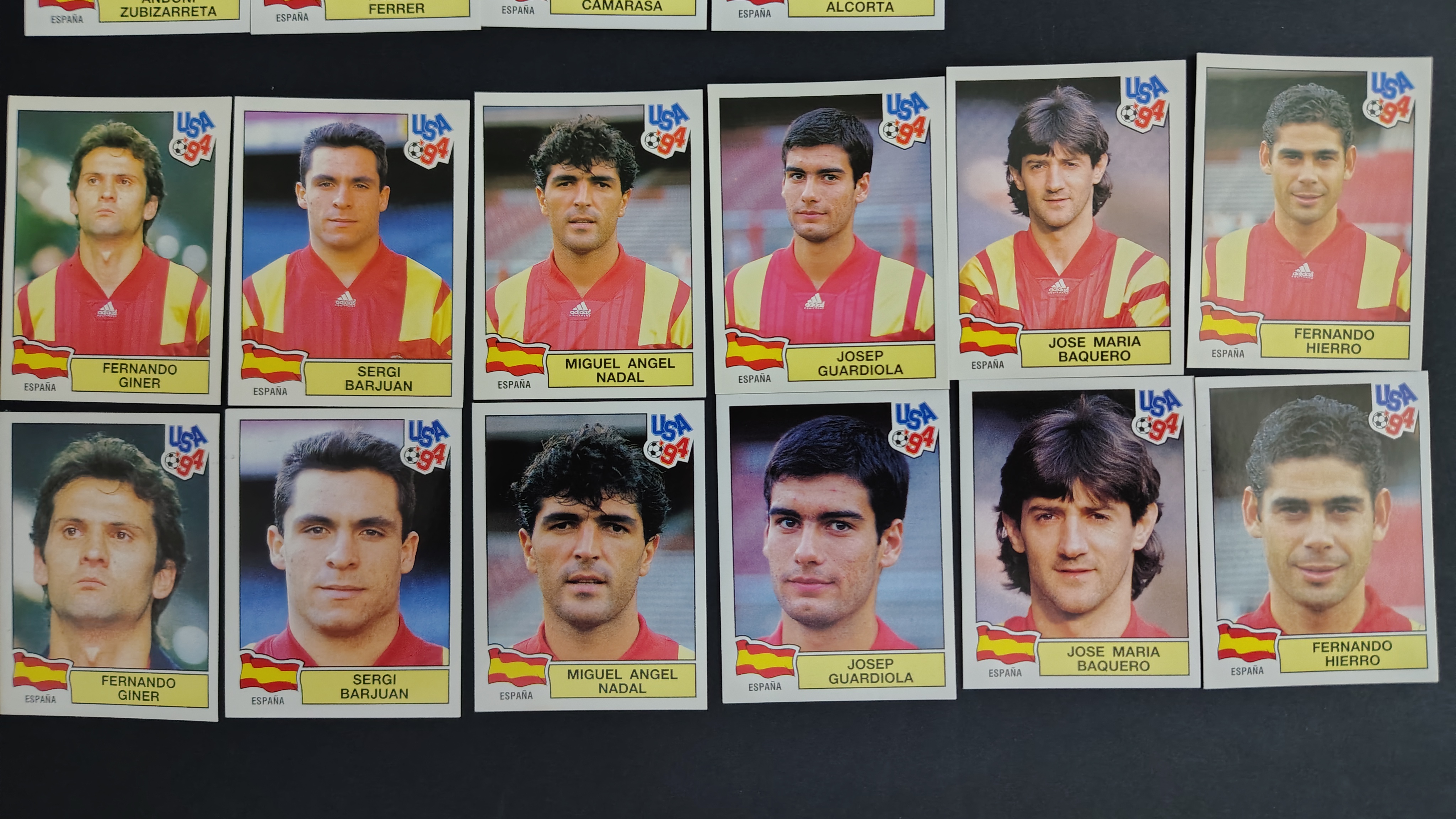 WORLD CUP USA 94 - COMPLETE STICKERS SET UK ED.