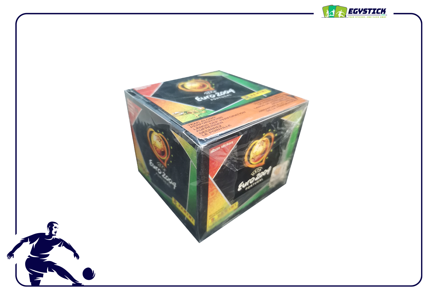 PANINI EURO PORTUGAL 2004 - FACTORY SEALEDD BOX - 50 PACKETS