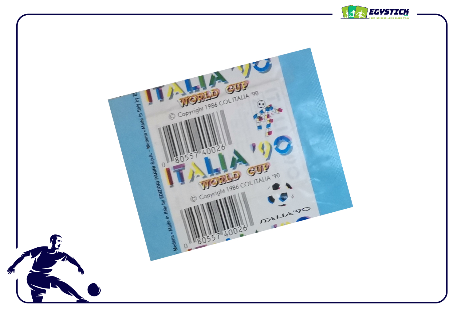 WORLD CUP ITALY 90 - SEALED PACKETS HORIZONTAL BACK