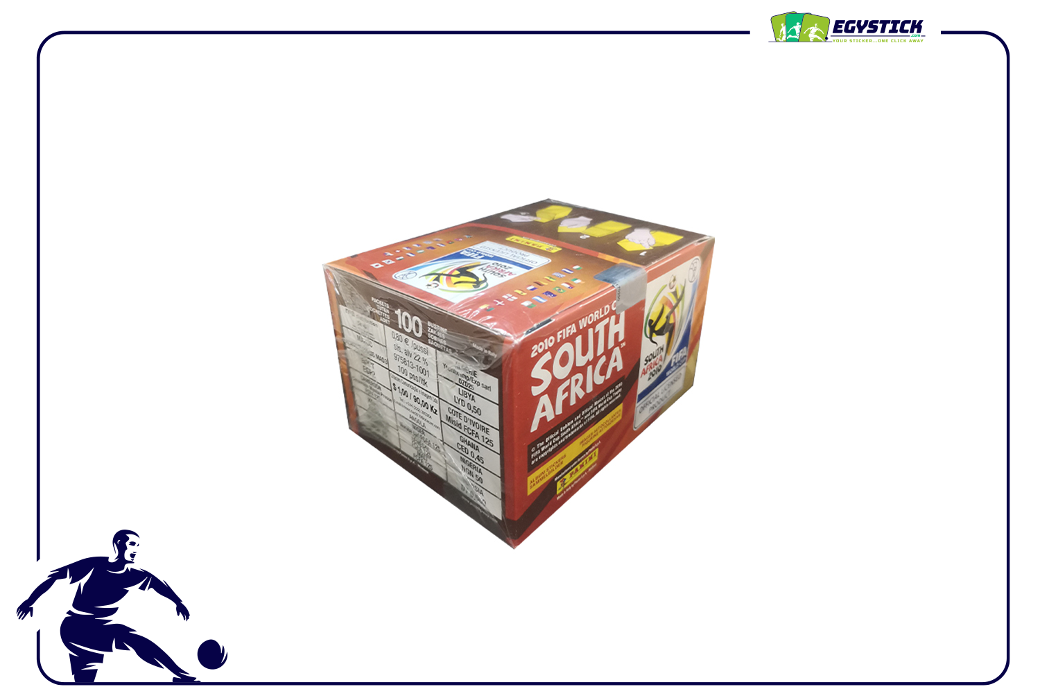 PANINI FIFA WORLD CUP SOUTH AFRICA 2010 - SEALED BOX 100 PACKETS