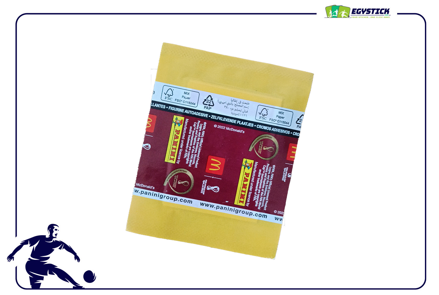 PANINI FIFA WORLD CUP QATAR 2022 - McDonald's QATAR  PROMOTIONAL PACKET