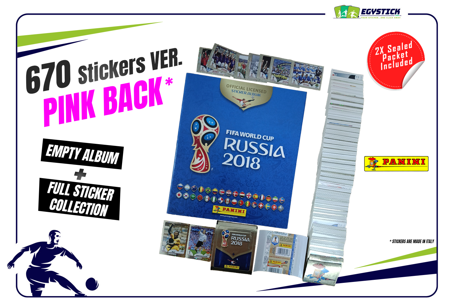 PANINI FIFA WORLD CUP RUSSIA 2018 - COMPLETE COLLECTION