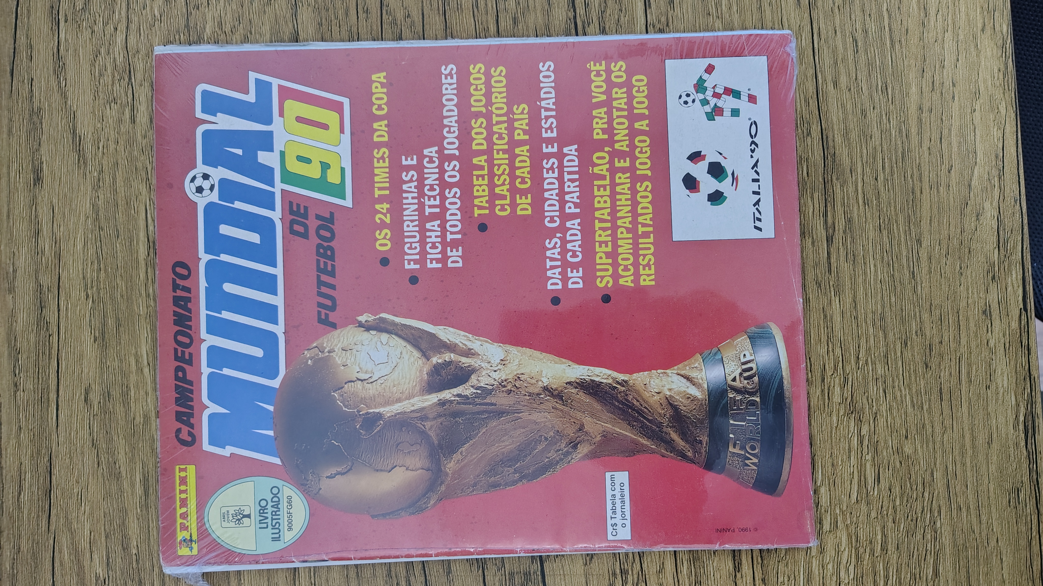 WORLD CUP ITALY 90 - EMPTY ALBUM BRAZIL ED.