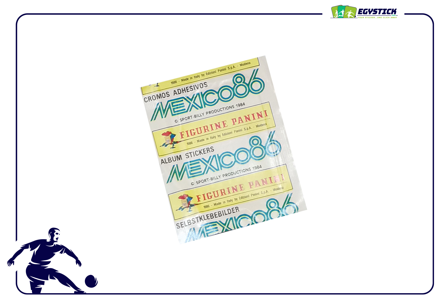 PANINI WORLD CUP MEXICO 86 - SEALED PACKET "VERTICAL BACK"