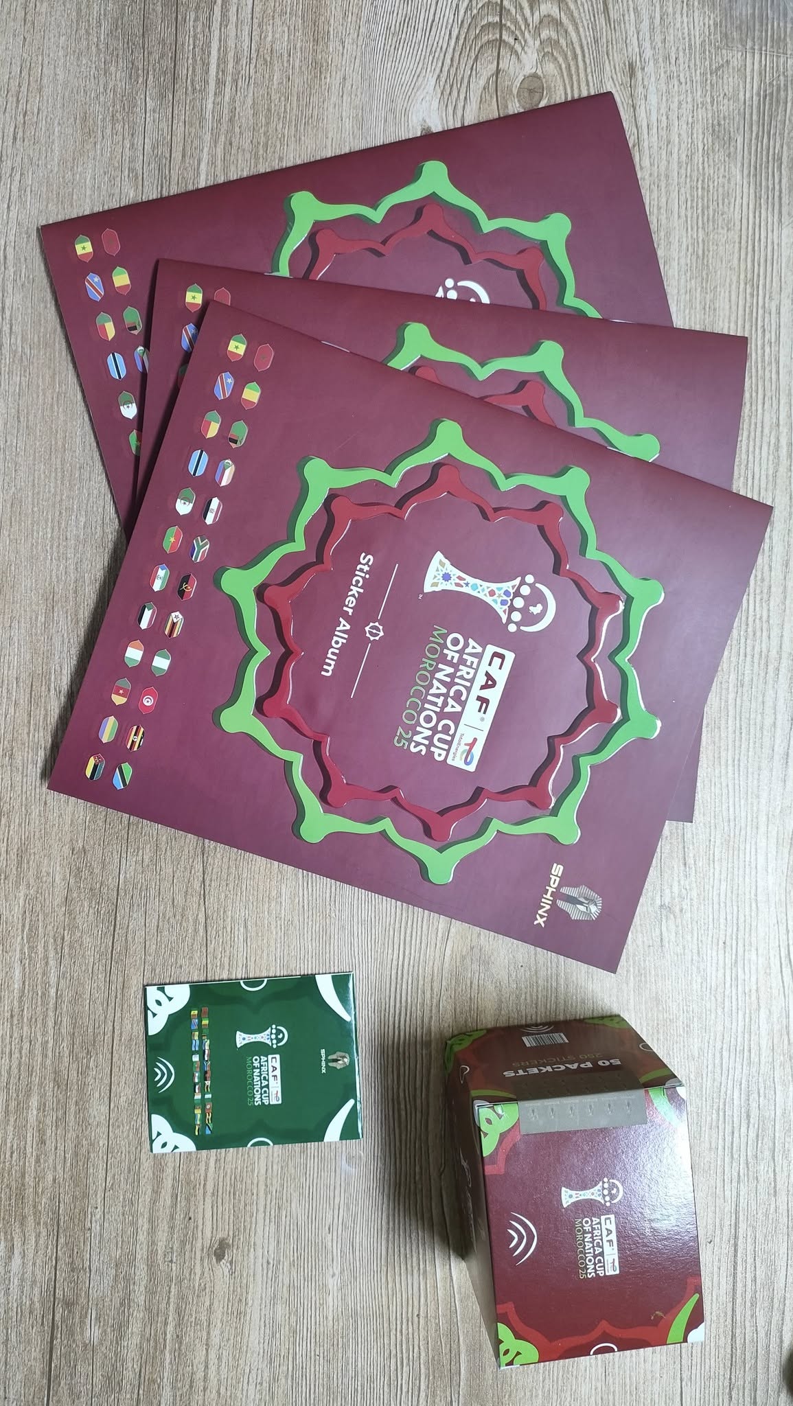 SPHINX AFRICA CUP OF NATIONS MOROCCO 2025 - ALBUM + BOX