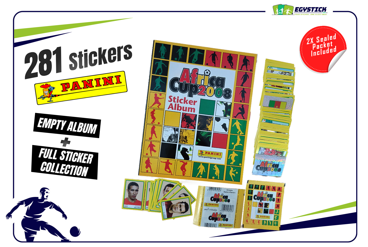 PANINI AFRICA CUP 2008 - COMPLETE COLLECTION