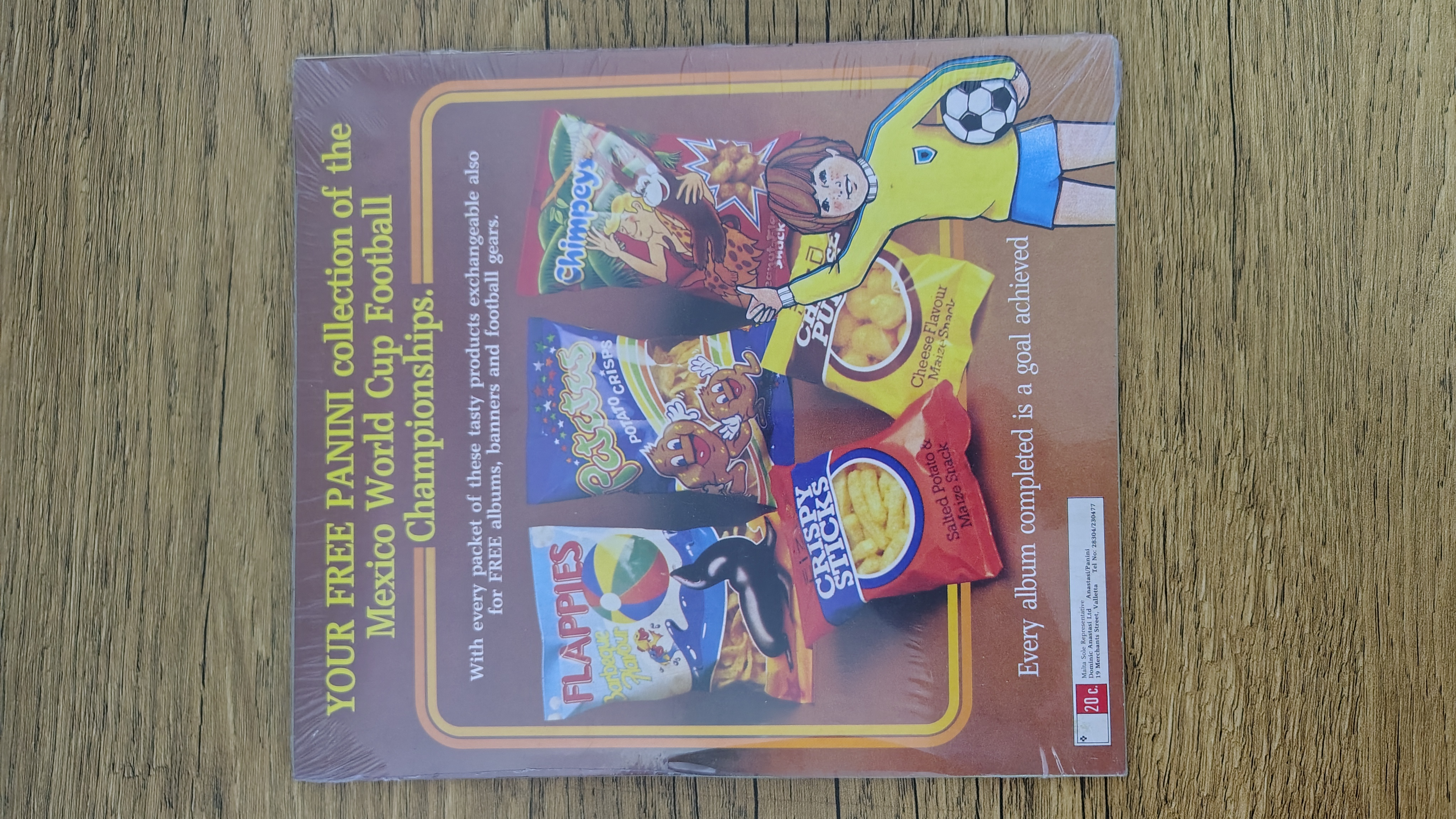 WORLD CUP MEXICO 86 - EMPTY ALBUM MALTA VERSION