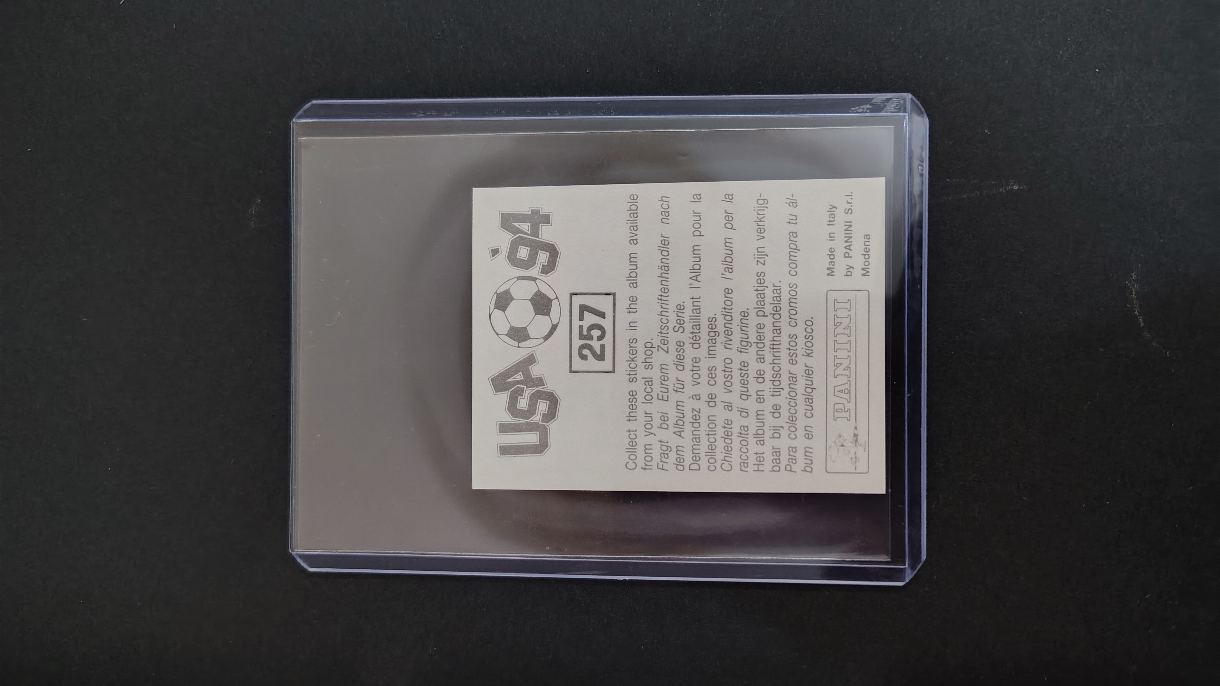 PANINI COMPLETE STICKERS SET INTERNATIONAL 444 ED.