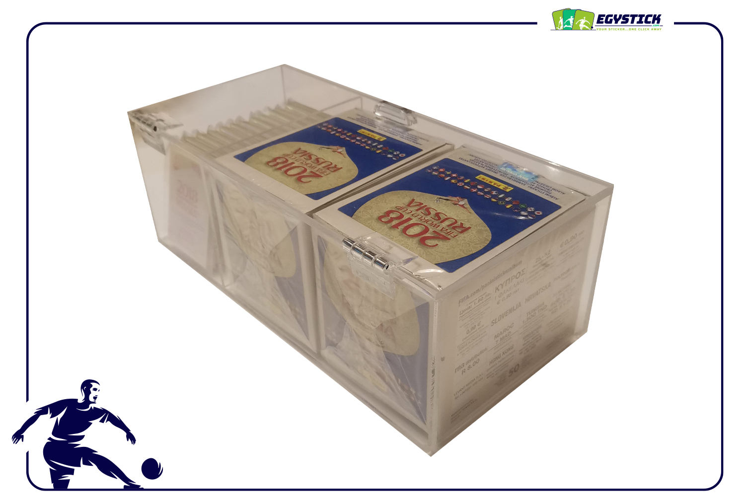 ACRYLIC TRANSPERANT BOX 26cm×12cm×9cm - BOX + SET DISPLAY