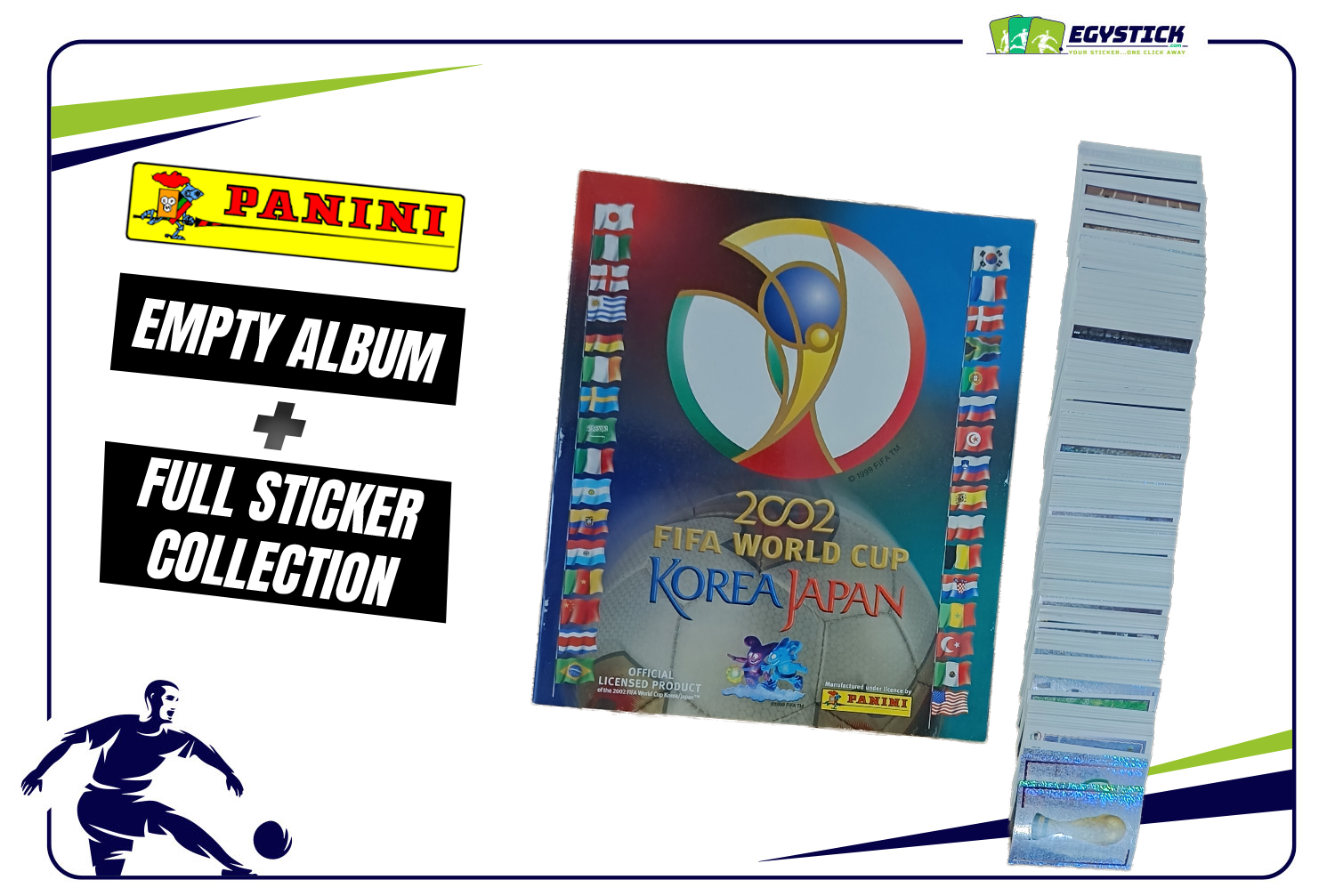 PANINI WORLD CUP KOREA & JAPAN 2002 COMPLETE COLLECTION