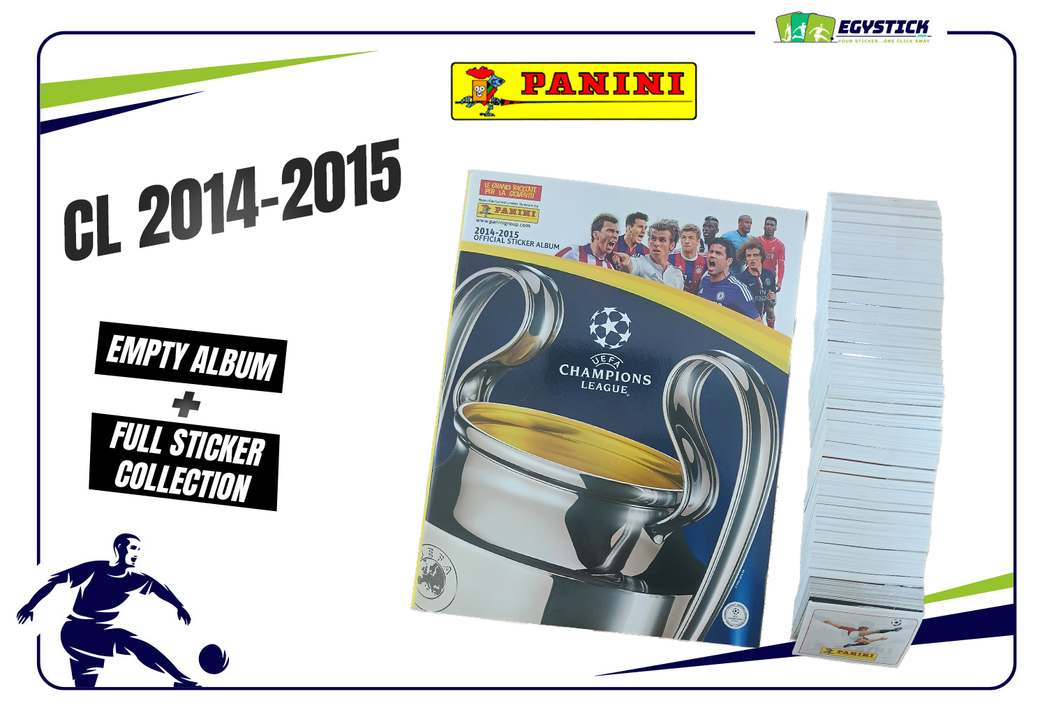 PANINI CHAMIONS LEAGUE 2014-2015 COMPLETE COLLECTION