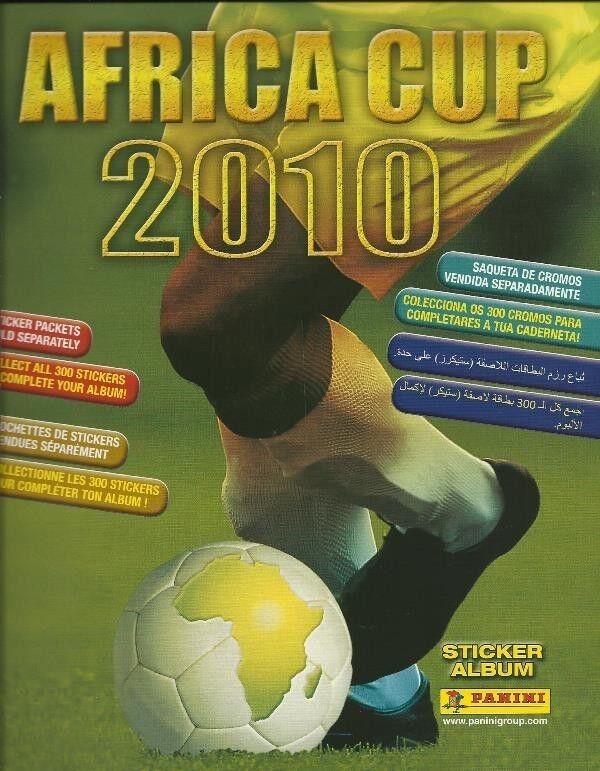 PANINI AFRICA CUP 2010 - NEW EMPTY ALBUM