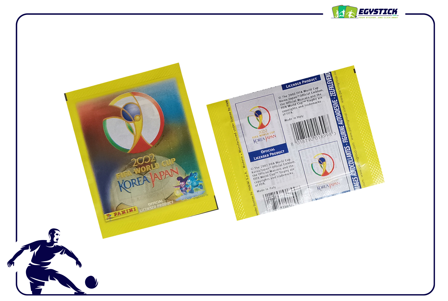 PANINI WORLD CUP KOREA & JAPAN 2002 - SEALED  PACKET "HORIZONTAL BACK"