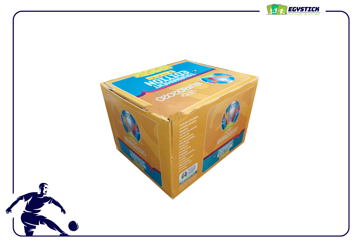 PANINI EURO 2020 - FATORY SEALED BOX 100 packets