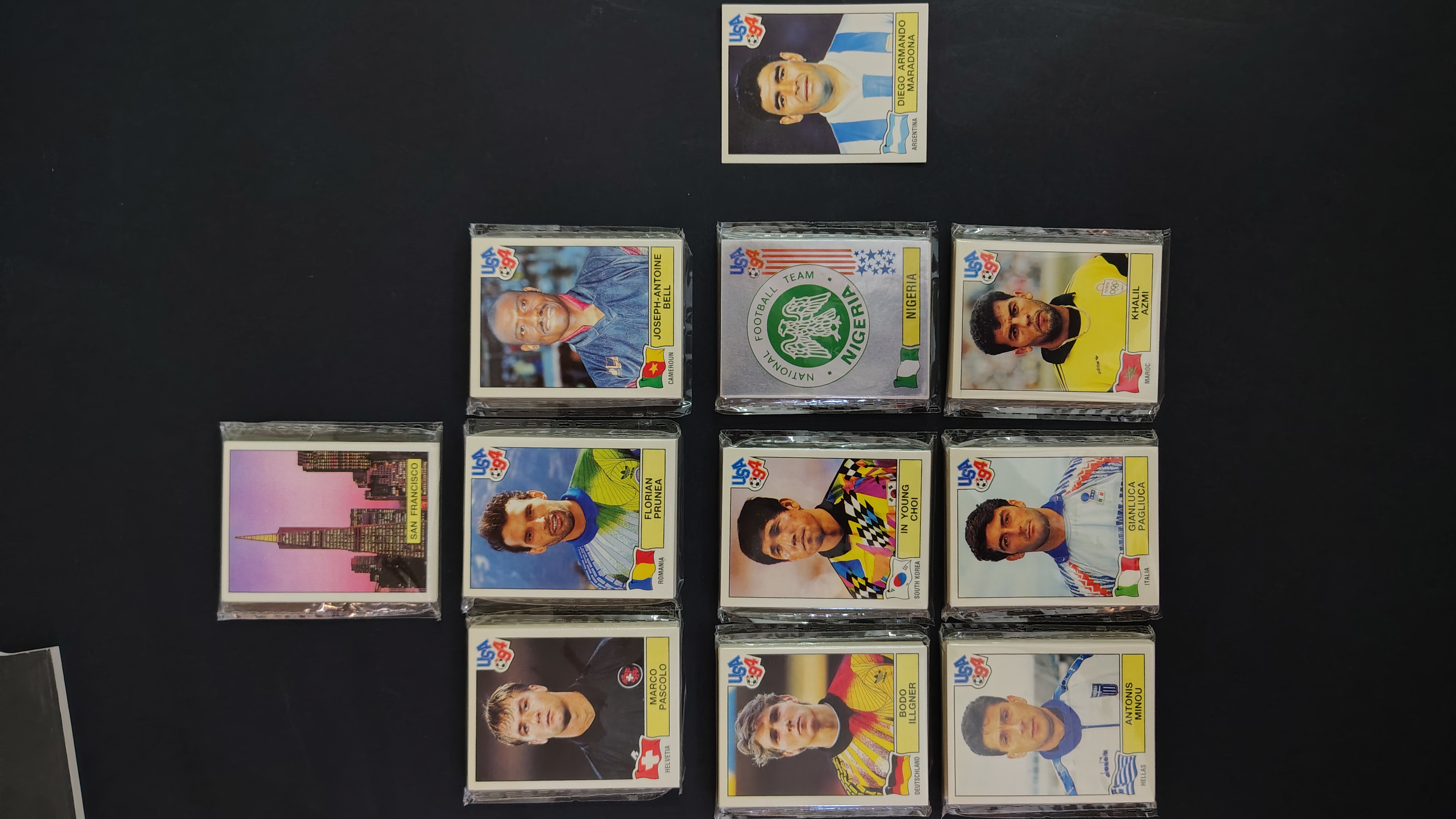 WORLD CUP USA 94 - COMPLETE STICKERS SET FRENCH ED. 330