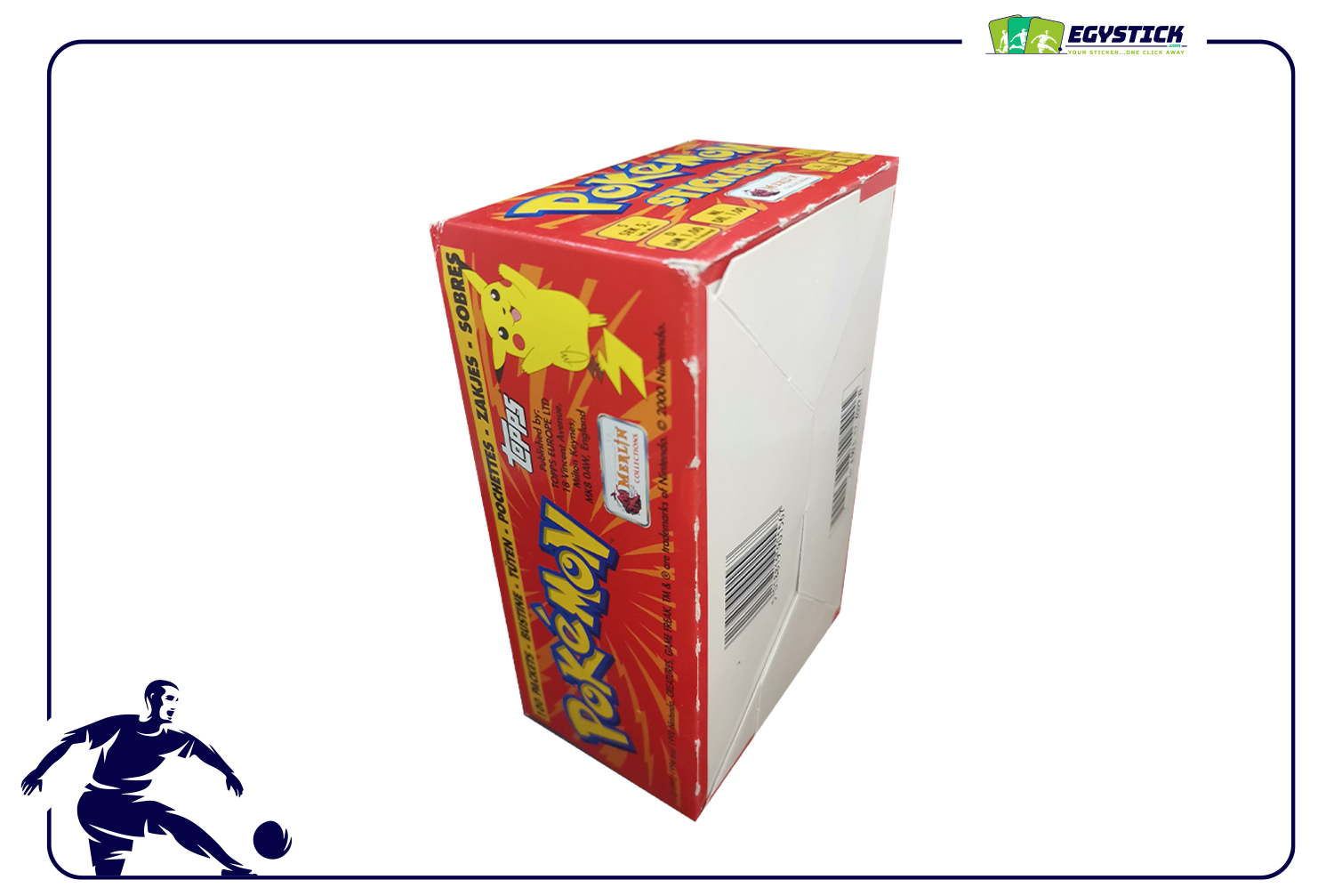 MERLIN NINTENDO POCKEMON 1999 FULL BOX - 100 Packets