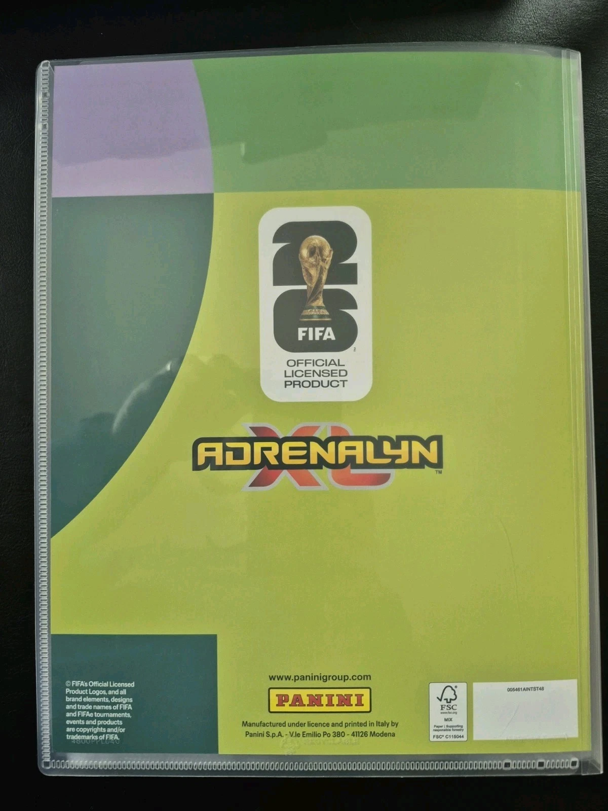 PANINI FIFA WORLD CUP 2026 ADRENALYN XL - TRADING CARDS EMPTY BINDER