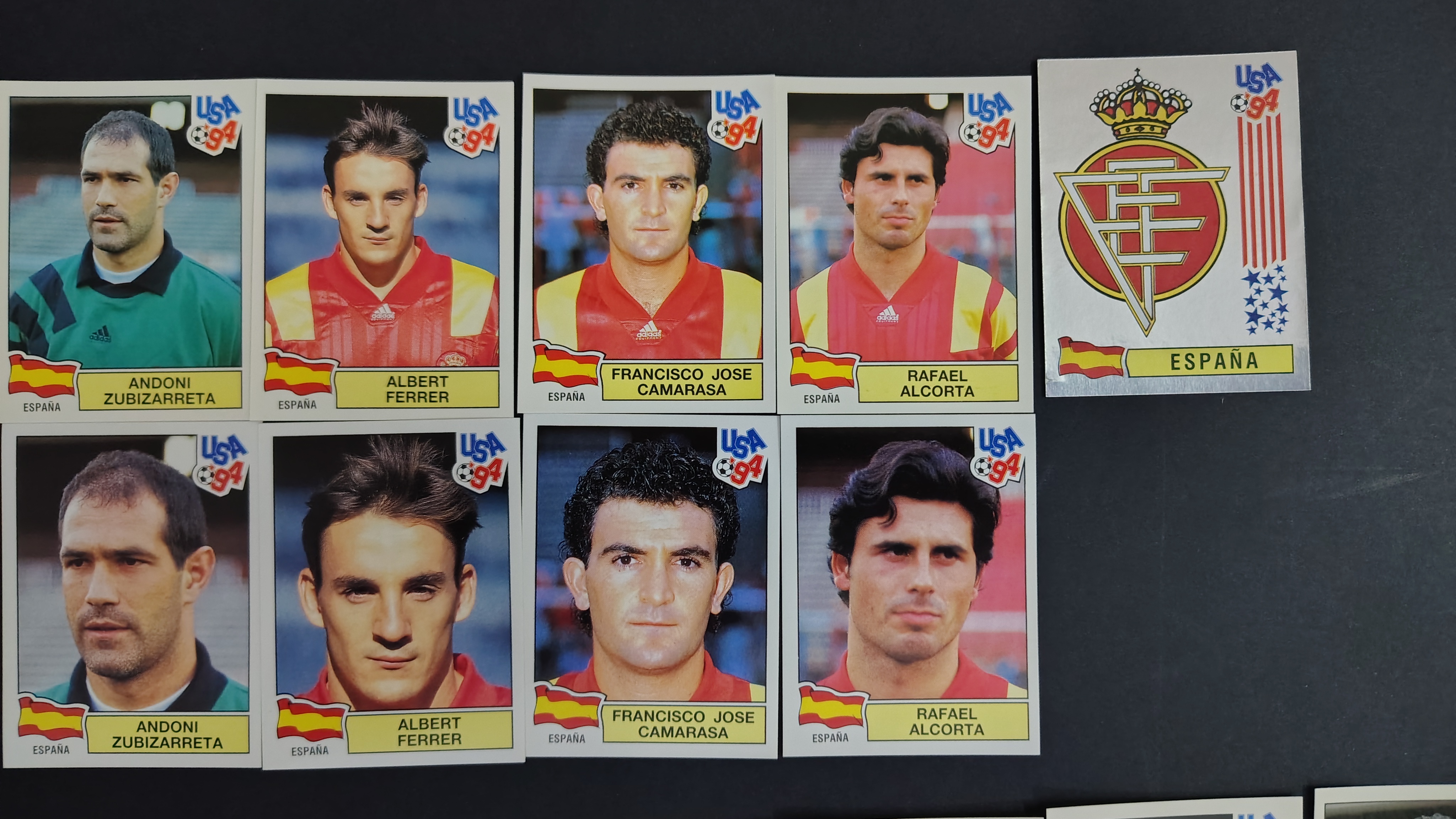 WORLD CUP USA 94 - COMPLETE STICKERS SET UK ED.