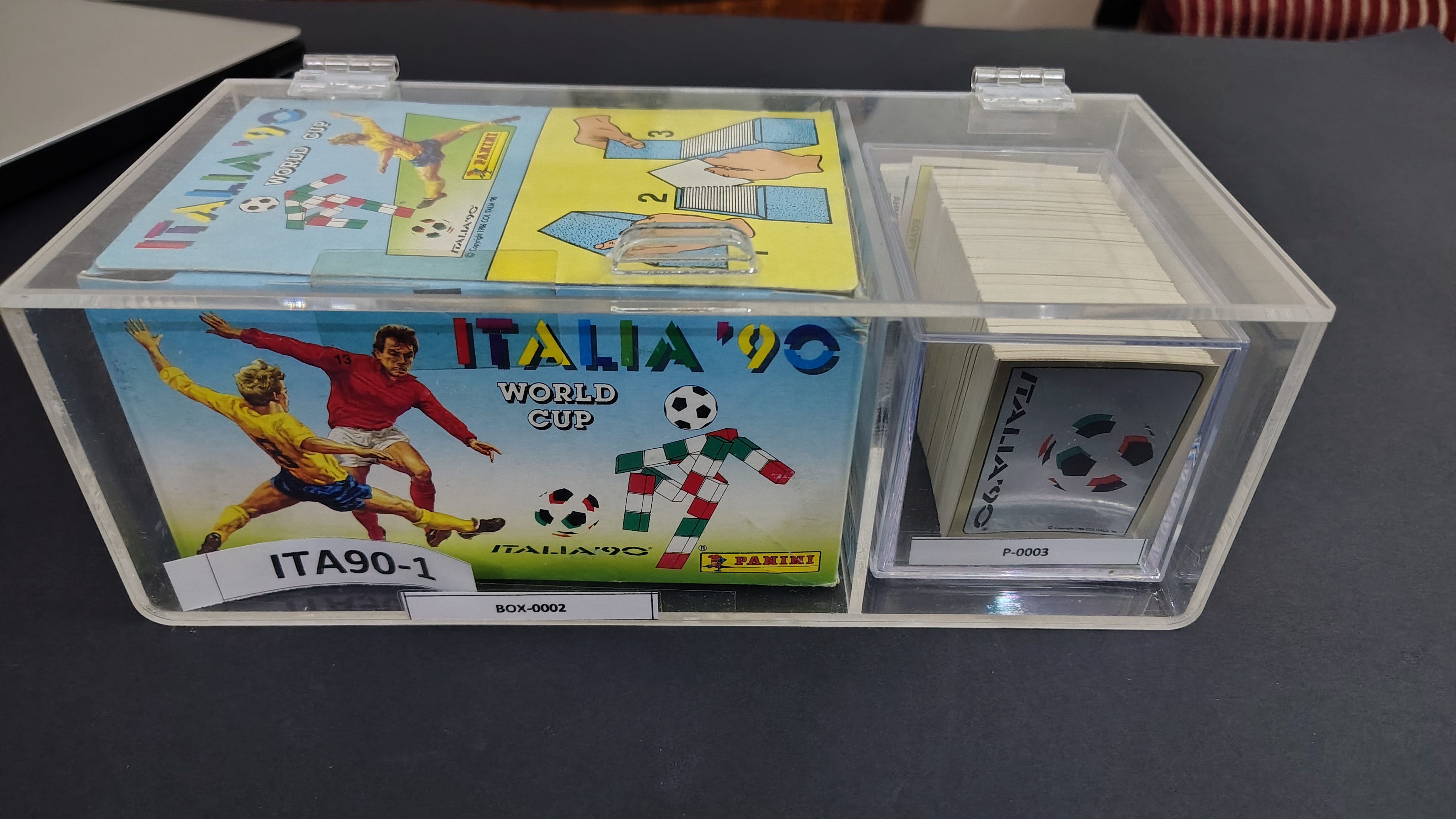 WORLD CUP ITALY 90 -FACTORY SEALED BOX 100 PACKETS EUROPE ED.