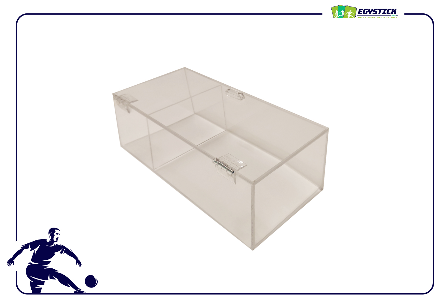 ACRYLIC TRANSPERANT BOX 26cm×12cm×9cm - BOX + SET DISPLAY