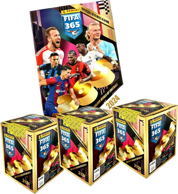 PANINI FIFA 365 SEASON 2024 - EGYSTICKE MEGA OFFER  (3BOXES + ALBUM)