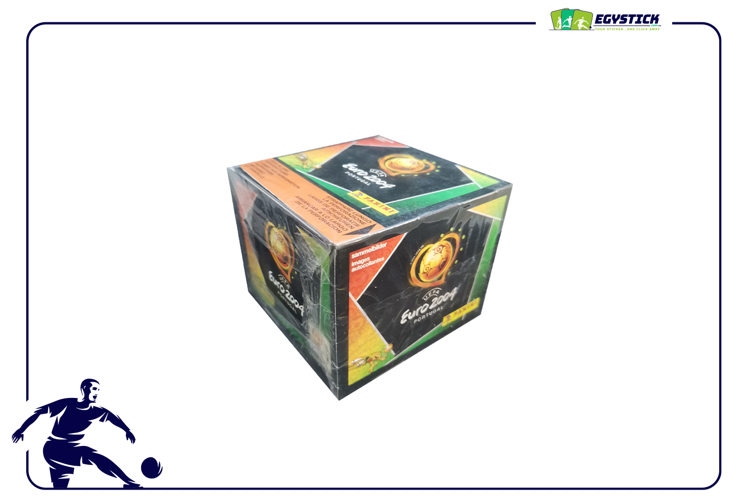 PANINI EURO PORTUGAL 2004 - FACTORY SEALEDD BOX - 50 PACKETS