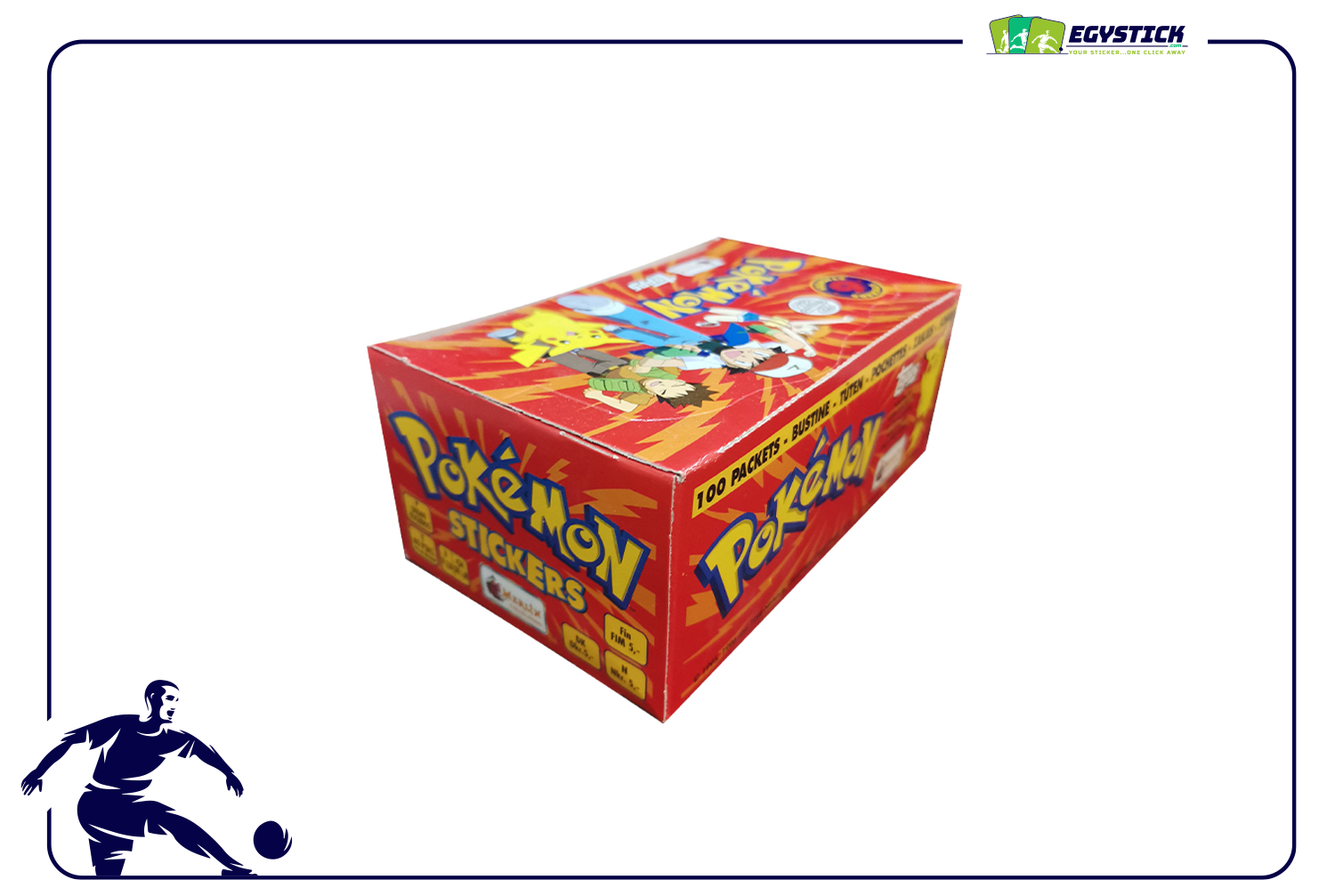 MERLIN NINTENDO POCKEMON 1999 FULL BOX - 100 Packets