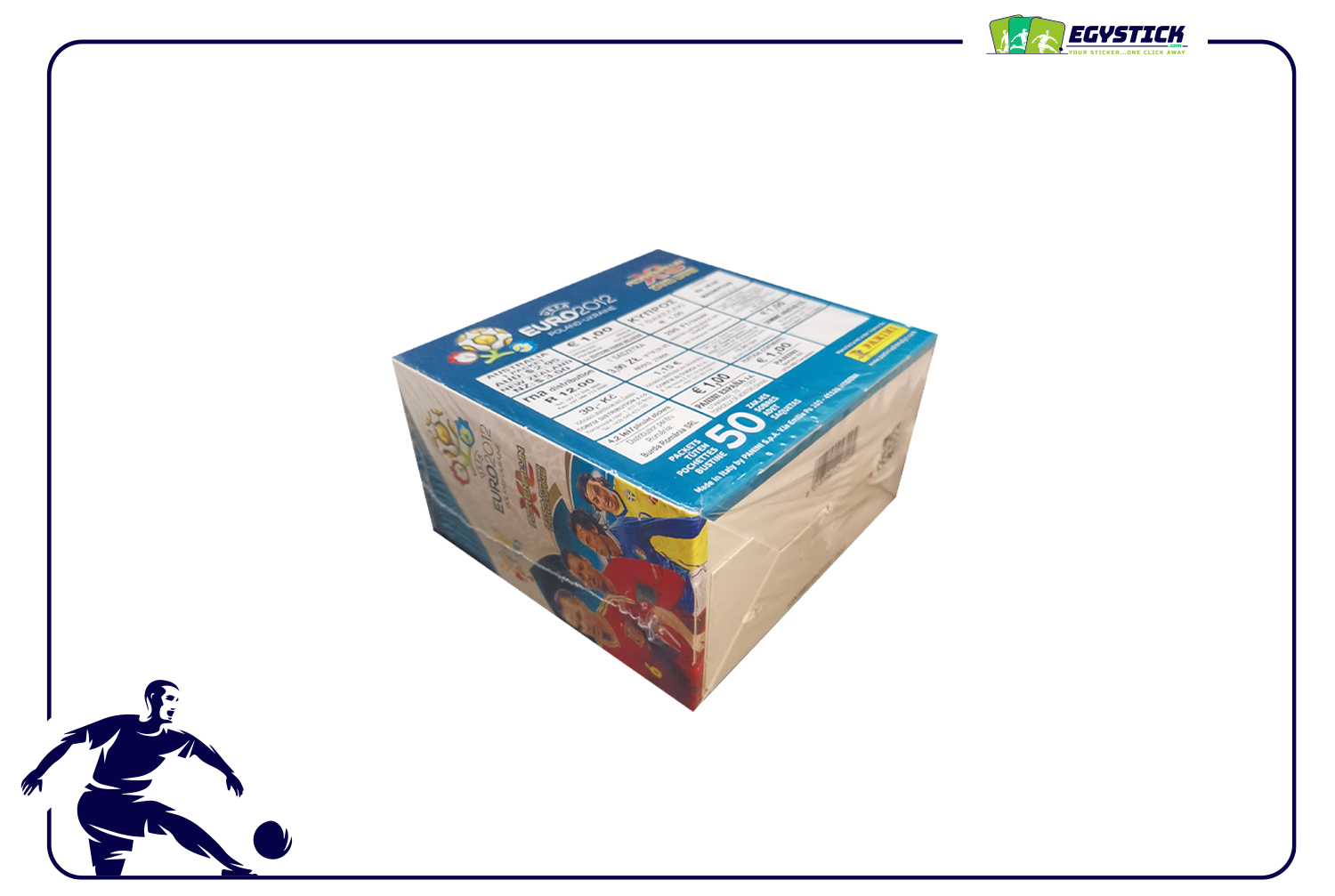 PANINI ADRENALIY XL EURO 2012 TRADING CARDS - FACTORY SEALED BOX - 50 PACKETS