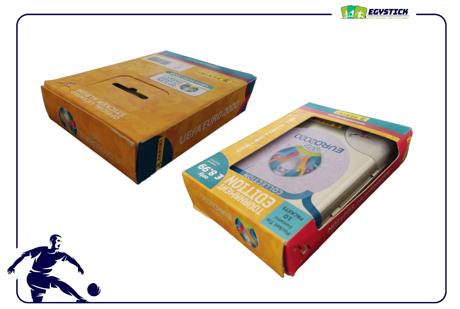 PANINI EURO 2020 Collector's Tin - INTERNATIONAL EDITION(ORANGE)