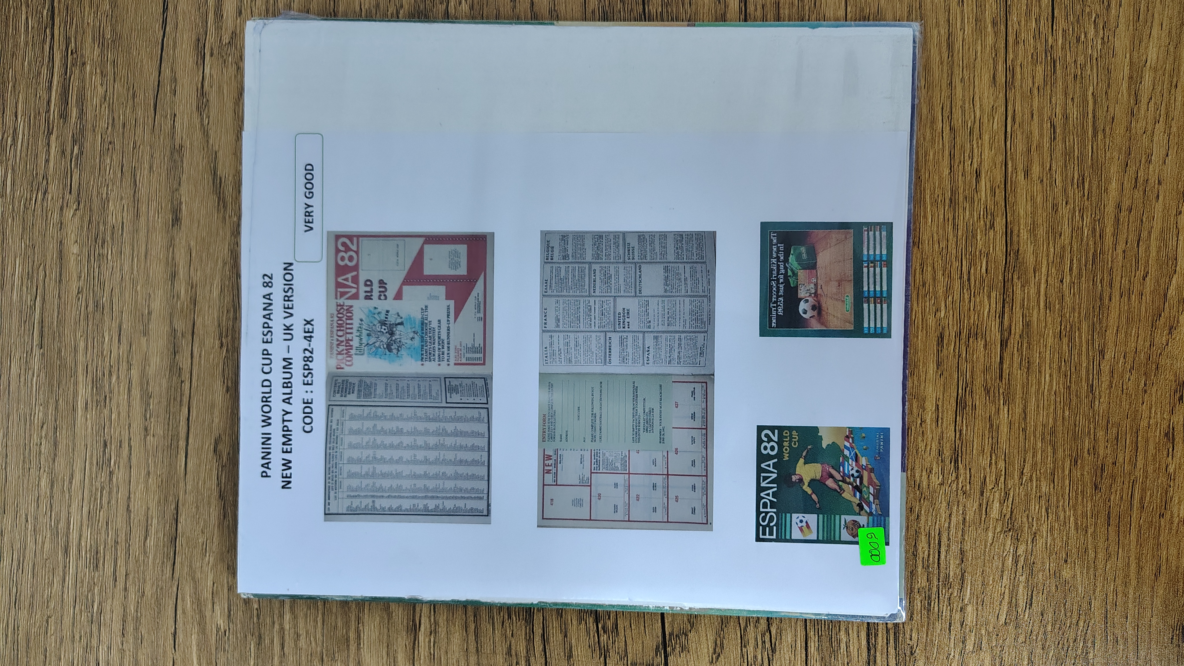 PANINI WORLD CUP ESPANA 1982 - NEW EMPTY ALBUM