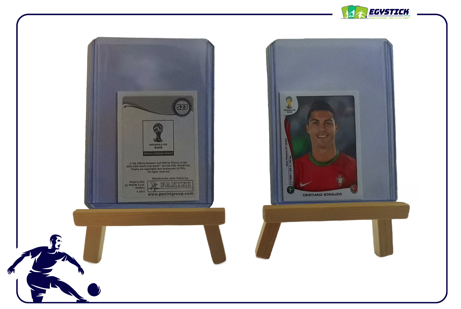 CRISTIANO RONALDO - PANINI FIFA WC BRAZIL 2014 - #523