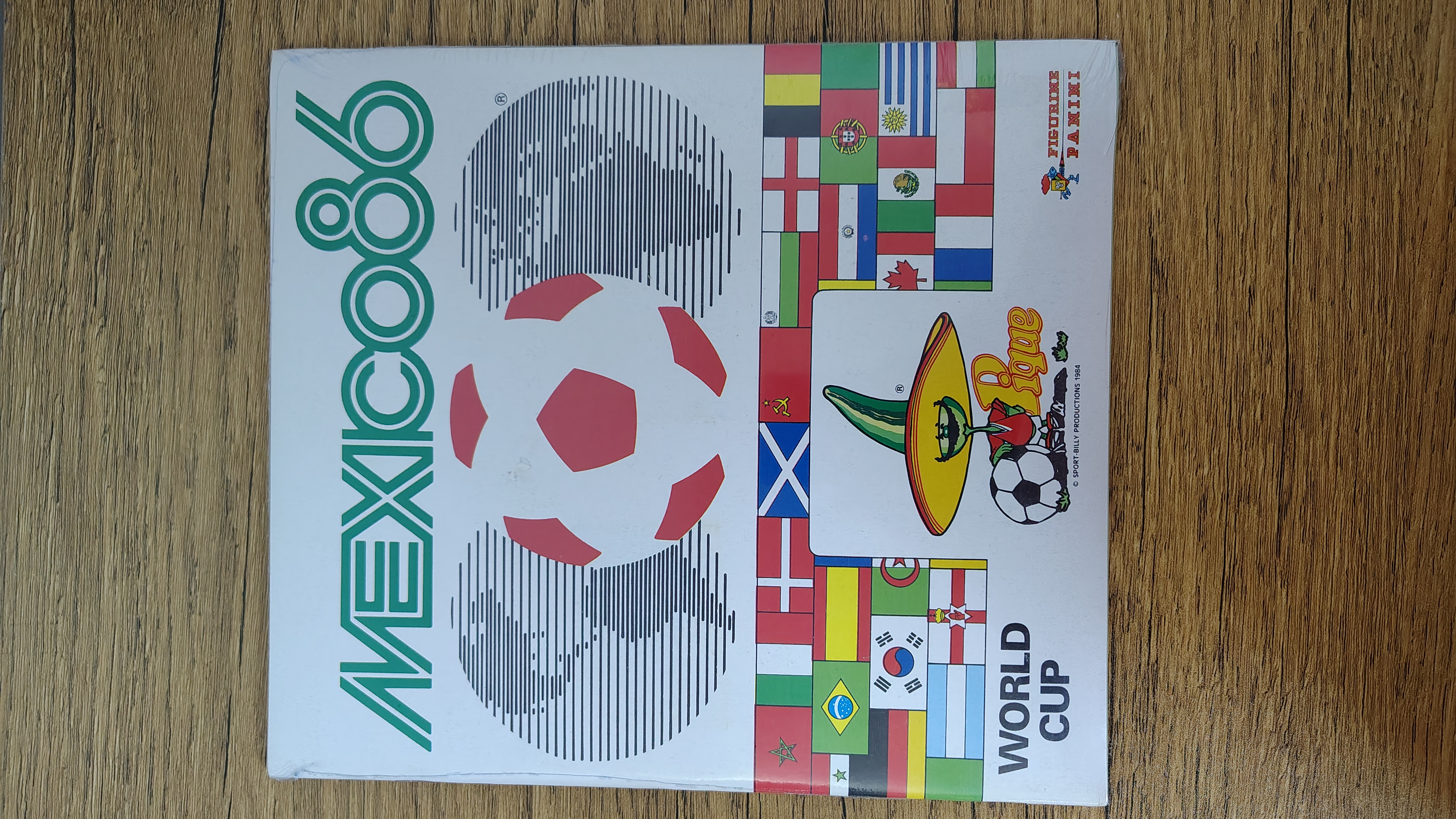 WORLD CUP MEXICO 86 EMPTY ALBUM FRENCH LA VASHE QUI RIT VERSION