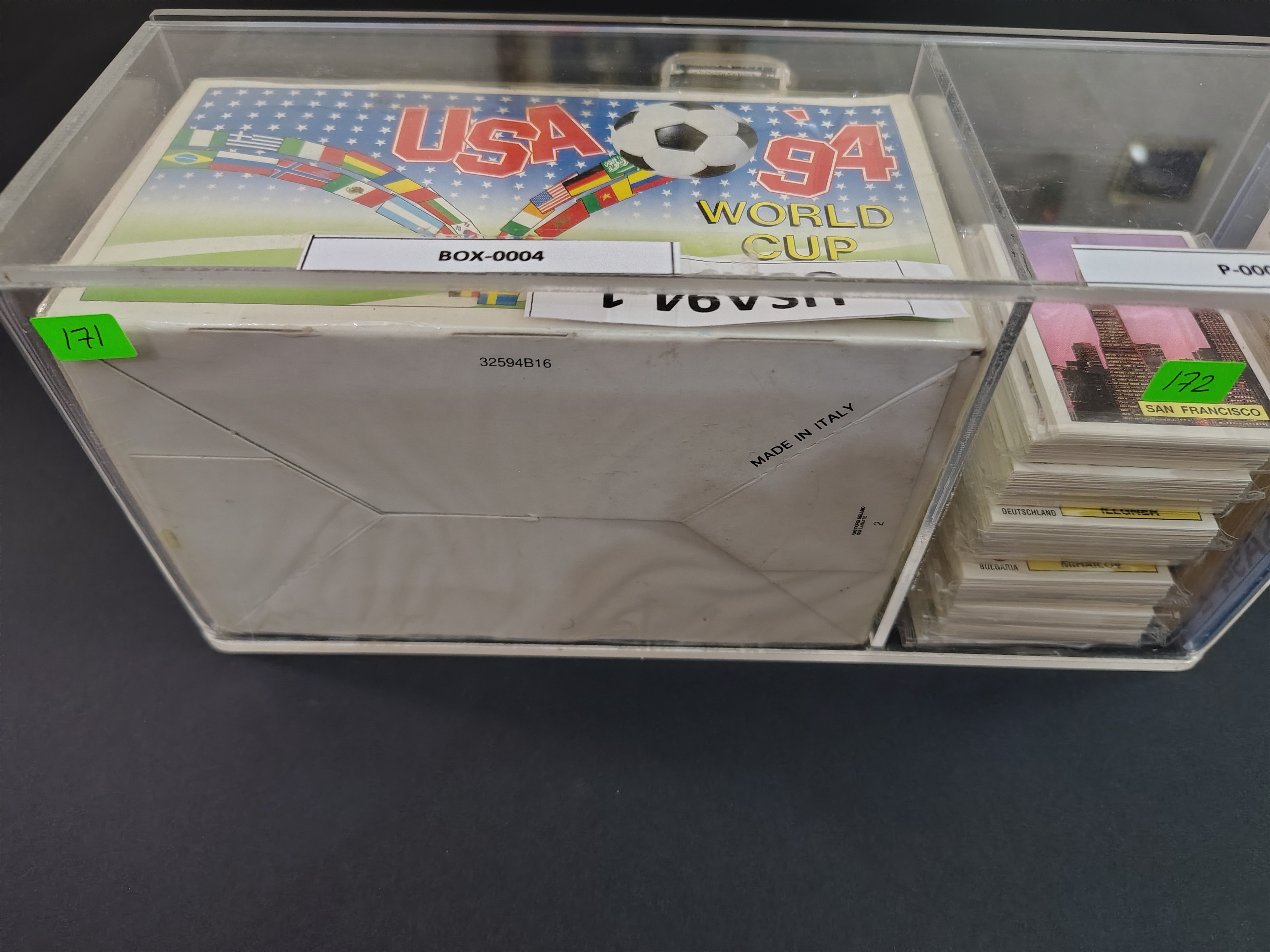 WORLD CUP USA 94 -FACTORY SEALED BOX 100 PACKETS EUROPE ED.
