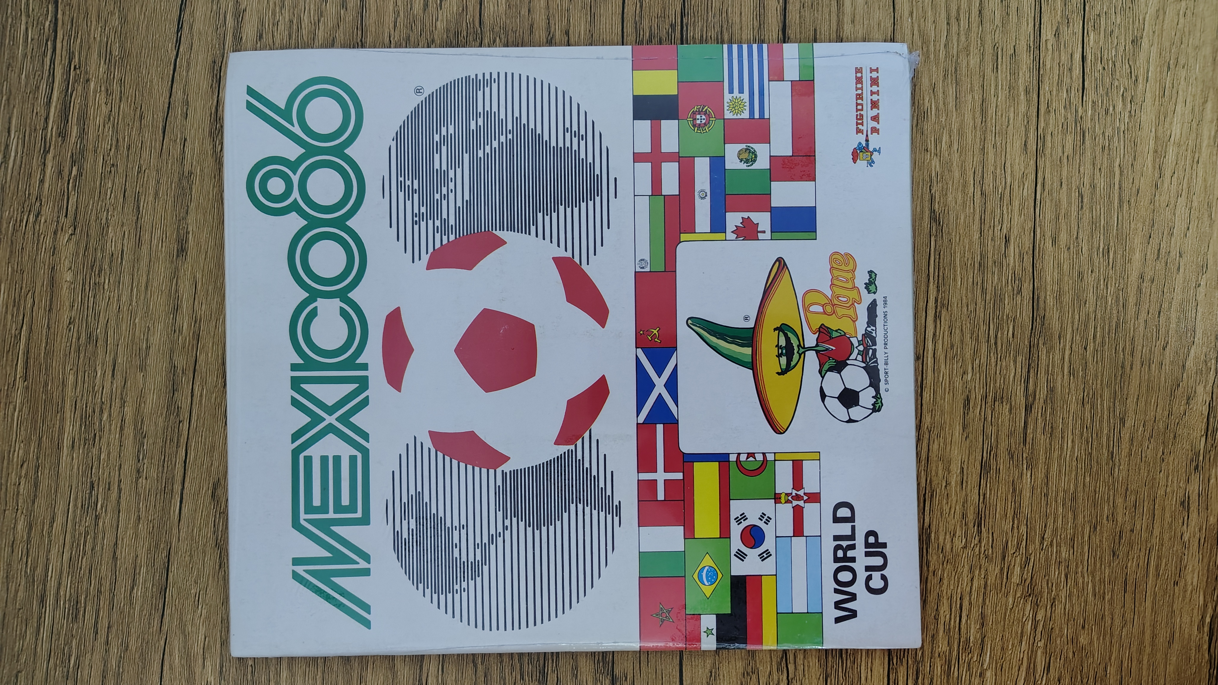 WORLD CUP MEXICO 86 EMPTY ALBUM FRENCH LA VASHE QUI RIT VERSION