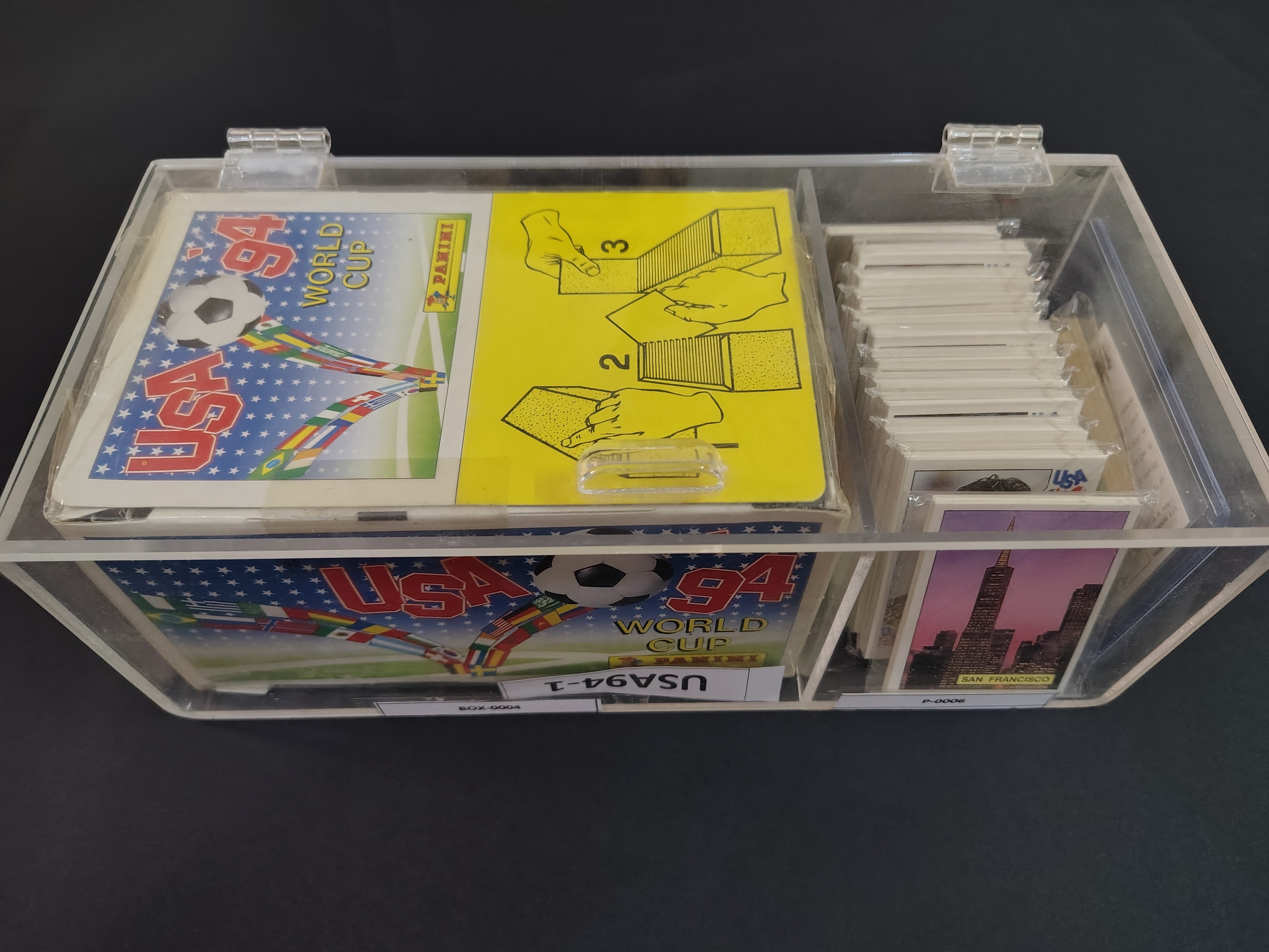 WORLD CUP USA 94 -FACTORY SEALED BOX 100 PACKETS EUROPE ED.