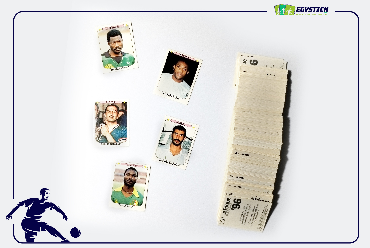 PANINI AFRICA CUP 1996 - COMPLETE STICKER COLLECTION