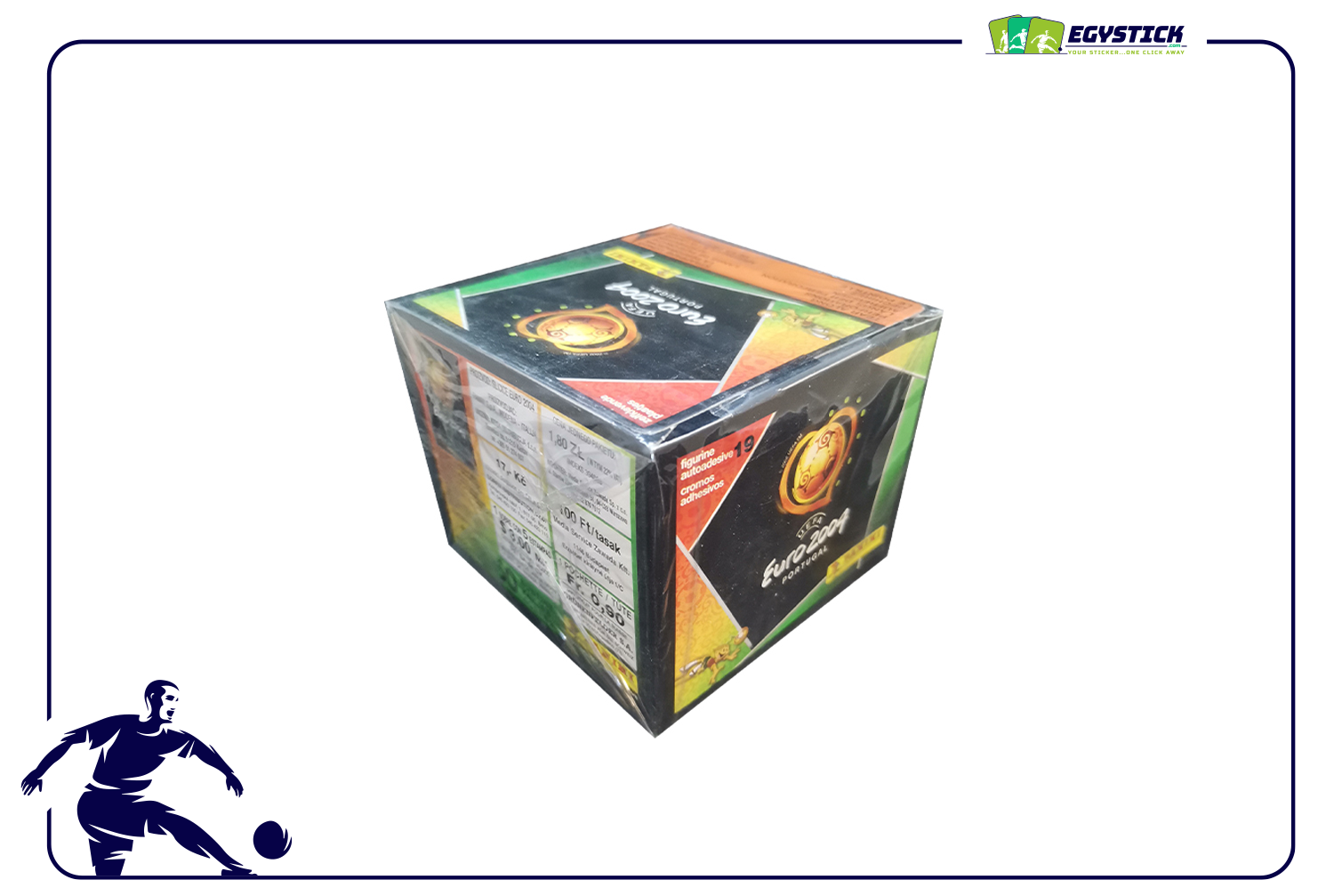 PANINI EURO PORTUGAL 2004 - FACTORY SEALEDD BOX - 50 PACKETS