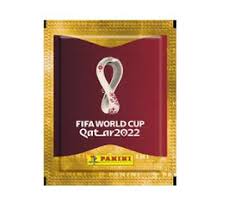 PANINI FIFA WORLD CUP QATAR 2022 SEALED PACKET - INTERATIONAL EDITION (ORANGE BACKGROUND)