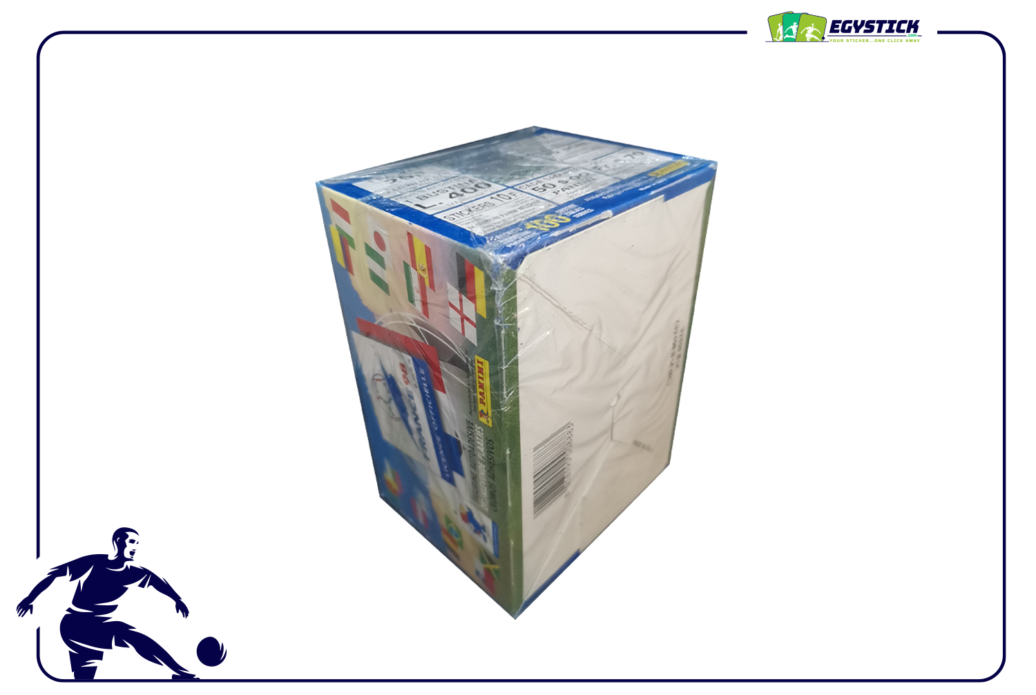 PANINI WORLD CUP FRANCE 98 - FACTORY SEALED BOX 100 PACKETS EUROPE ED.