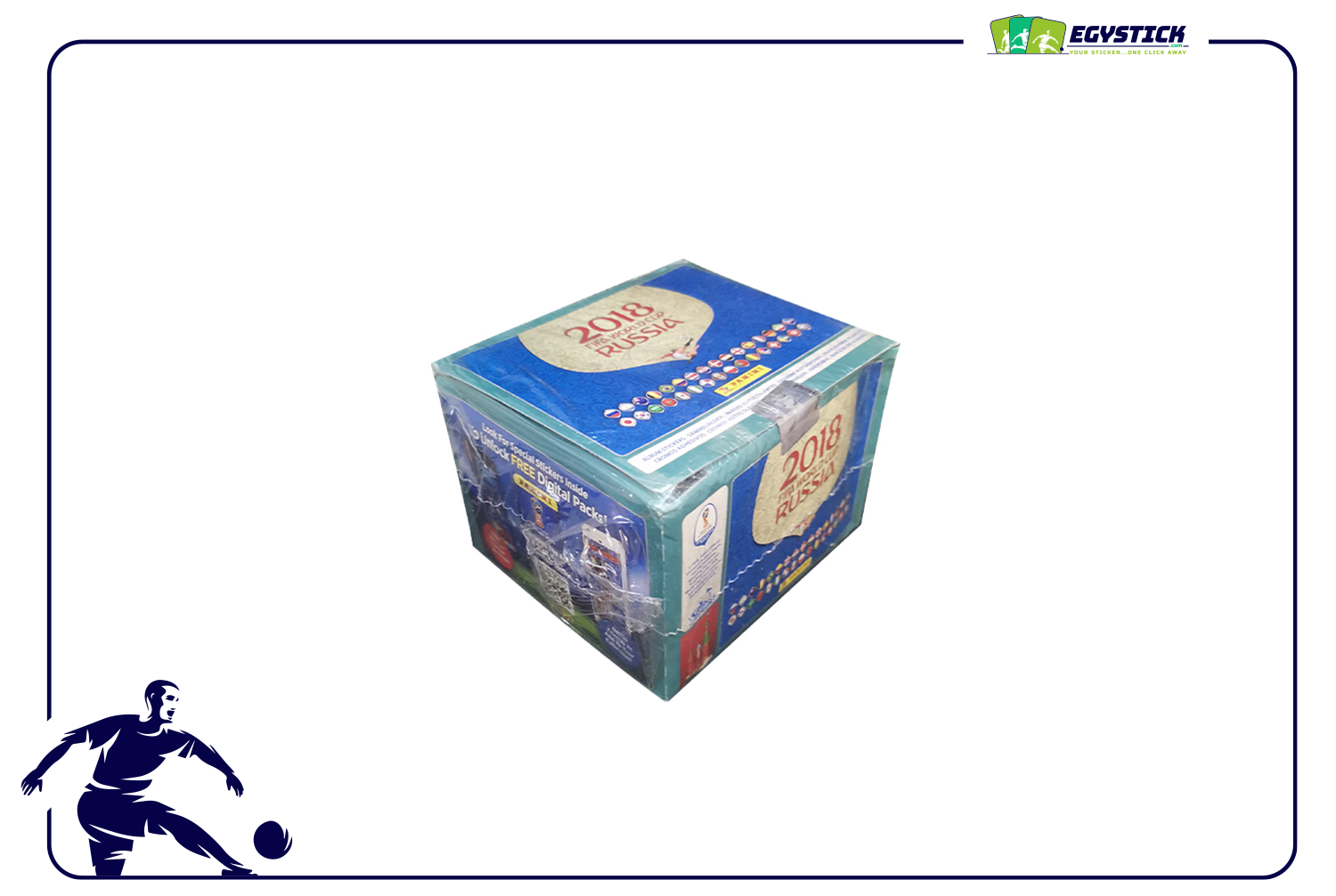 PANINI WORLD CUP RUSSIA 2018 FACTORY SEALED BOX - 100 PACKETS - BRAZIL ED.