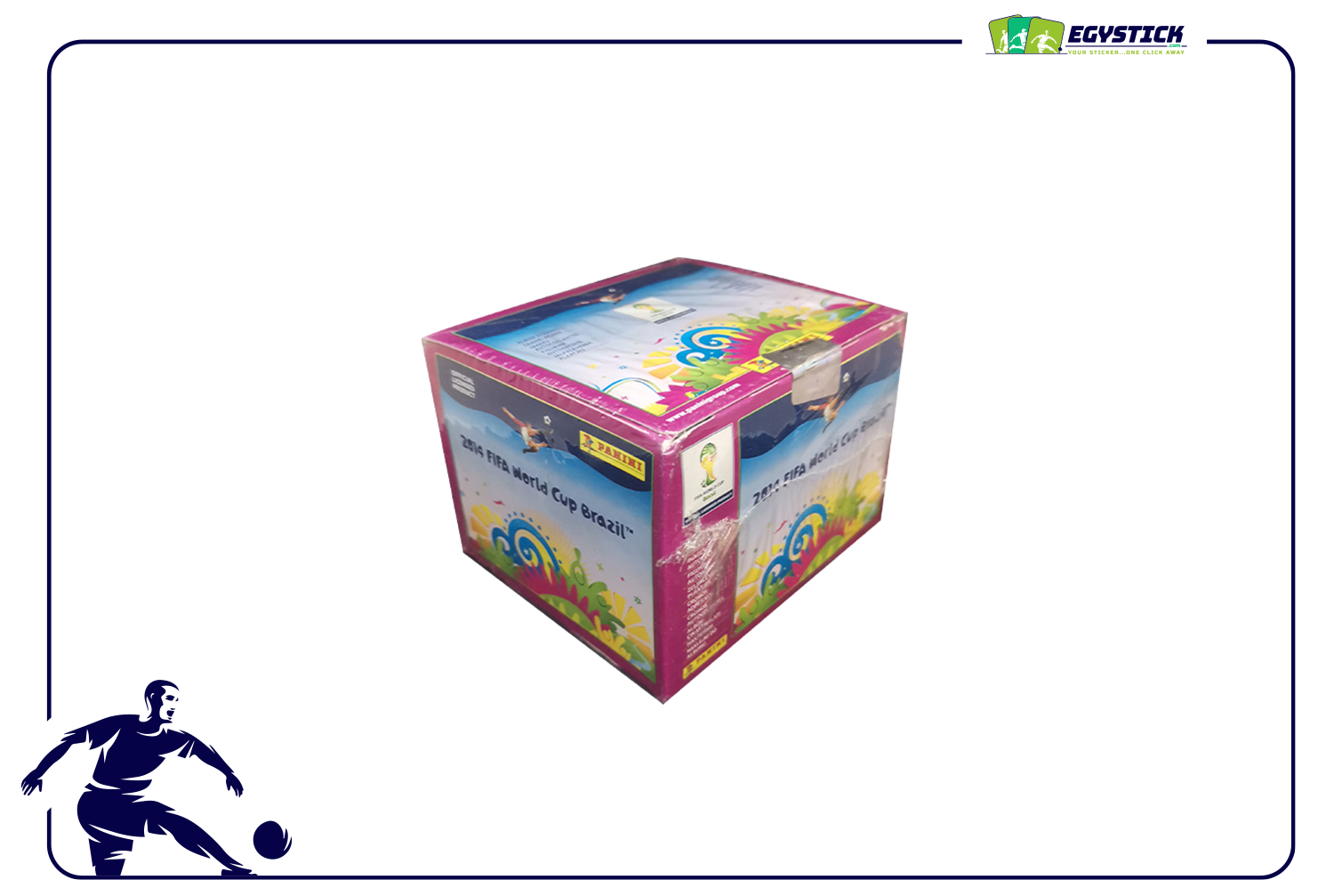 PANINI WORLD CUP BRAZIL 2014  - FACTORY SEALED BOX - 100 PACKETS