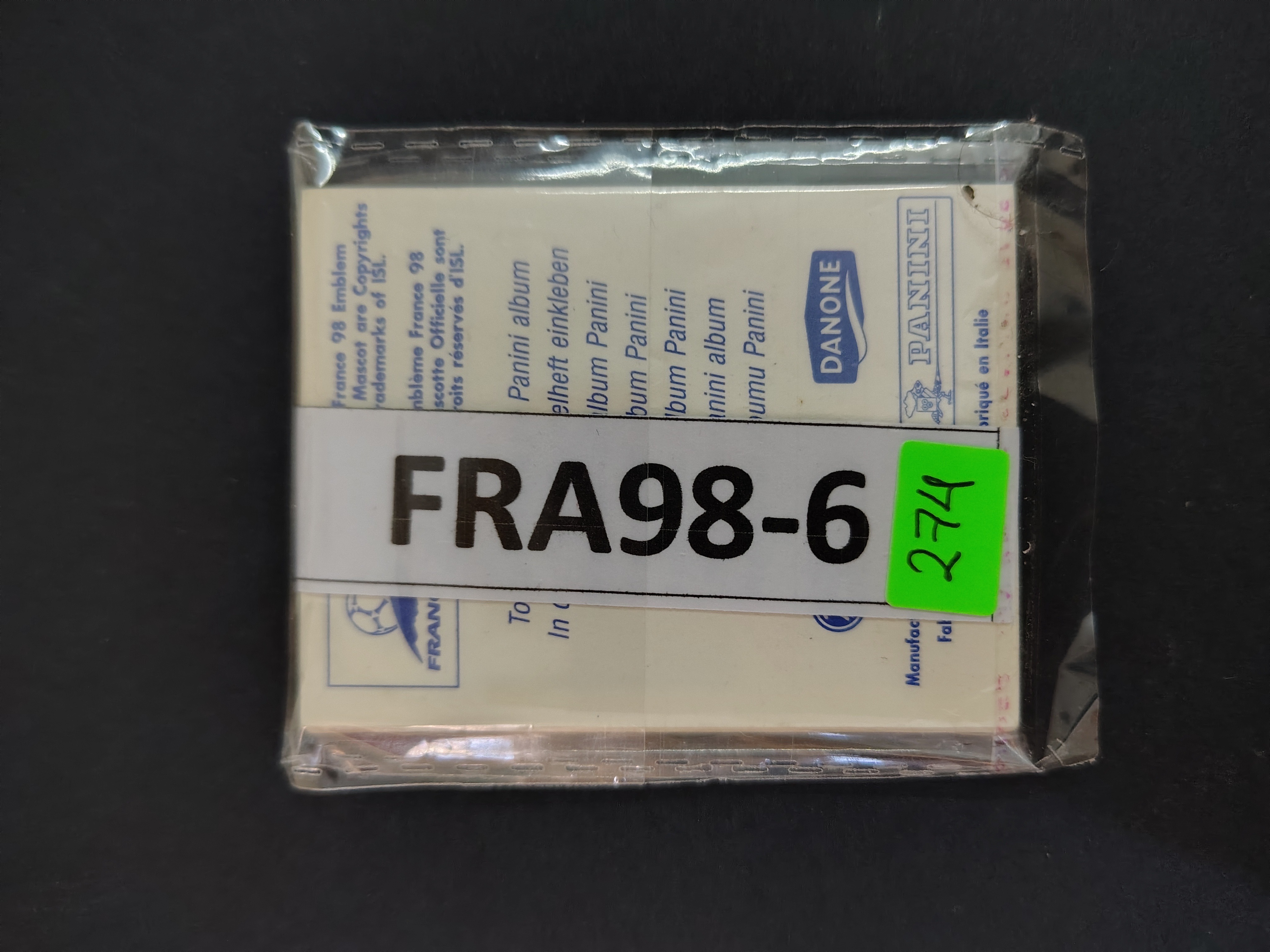 WORLD CUP FRANCE 98 - DANONE  ARGENTINA "La Serenísima" 23 STICKERS SET