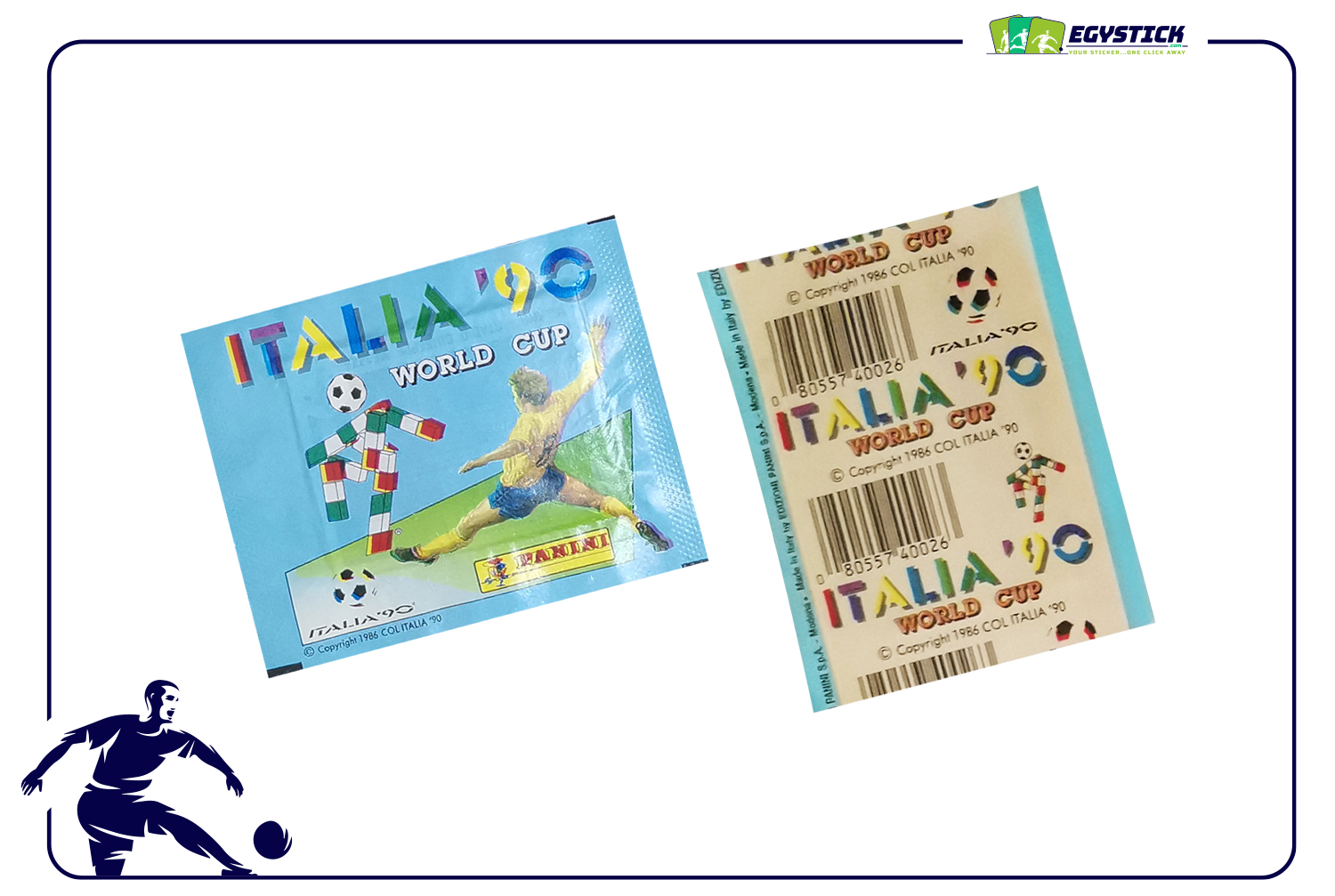 PANINI WORLD CUP ITALY 90  - SEALED PACKET "VERTICAL BACK"