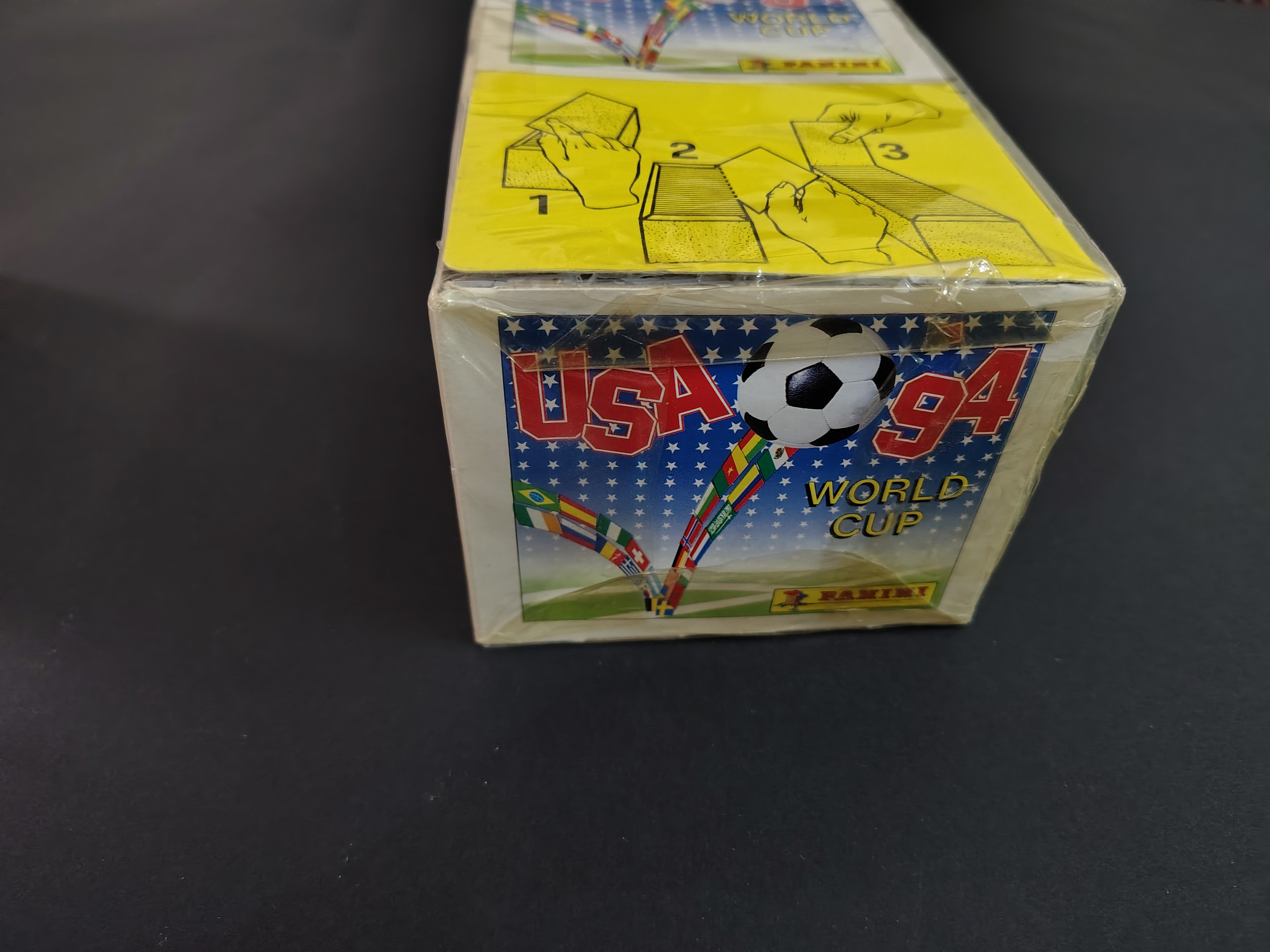 WORLD CUP USA 94 -FACTORY SEALED BOX 100 PACKETS EUROPE ED.