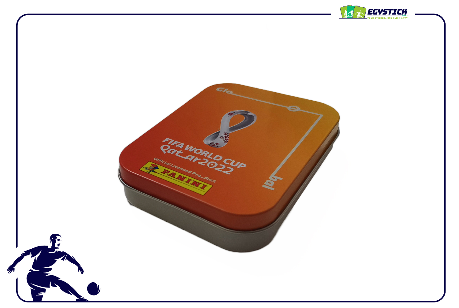 PANINI Fifa World Cup Qatar 2022 Collector's Tin - ORANGE